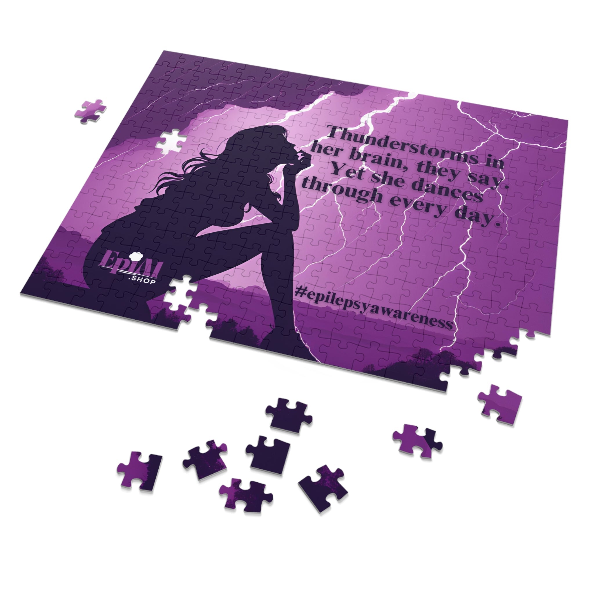 Empowering Epilepsy Awareness Jigsaw Puzzle with Tin - Toys & Games, Puzzles - EpiAl's Shop