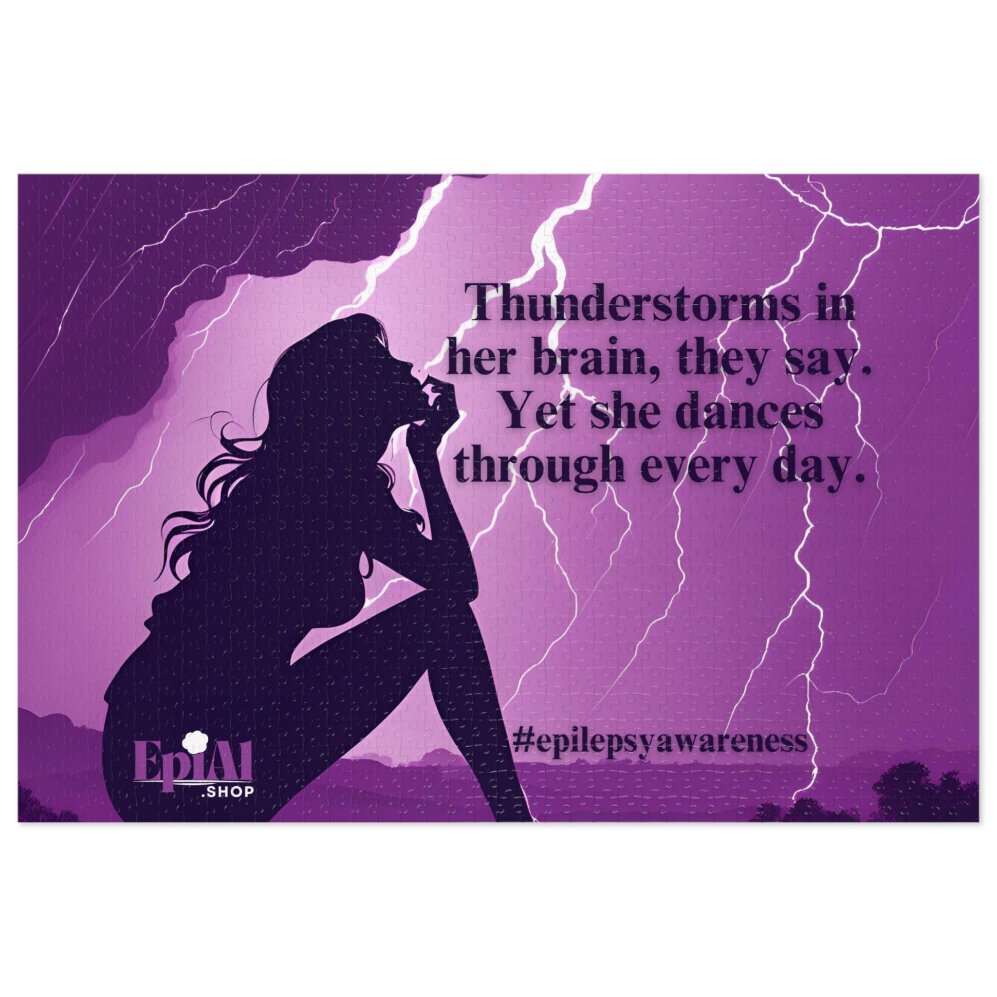 Empowering Epilepsy Awareness Jigsaw Puzzle with Tin - Toys & Games, Puzzles - EpiAl's Shop