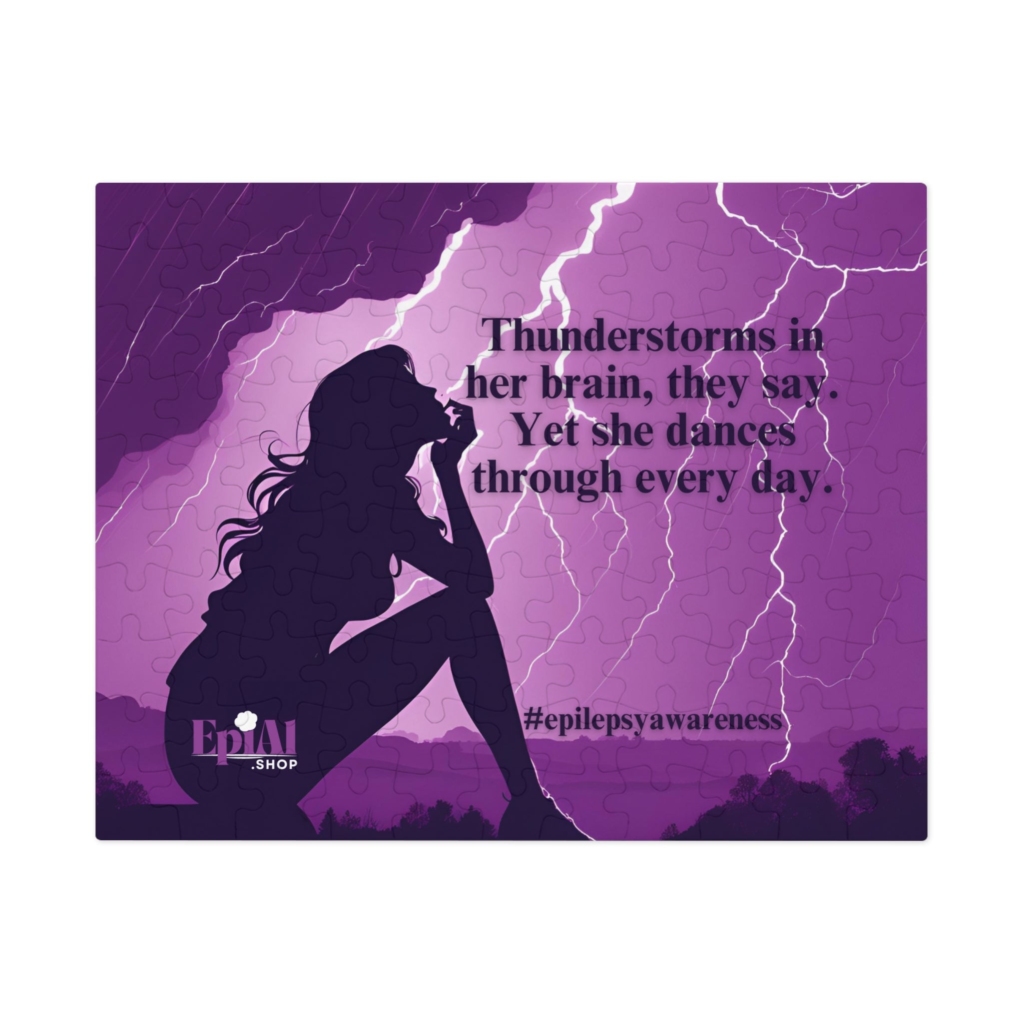 Empowering Epilepsy Awareness Jigsaw Puzzle with Tin - Toys & Games, Puzzles - EpiAl's Shop