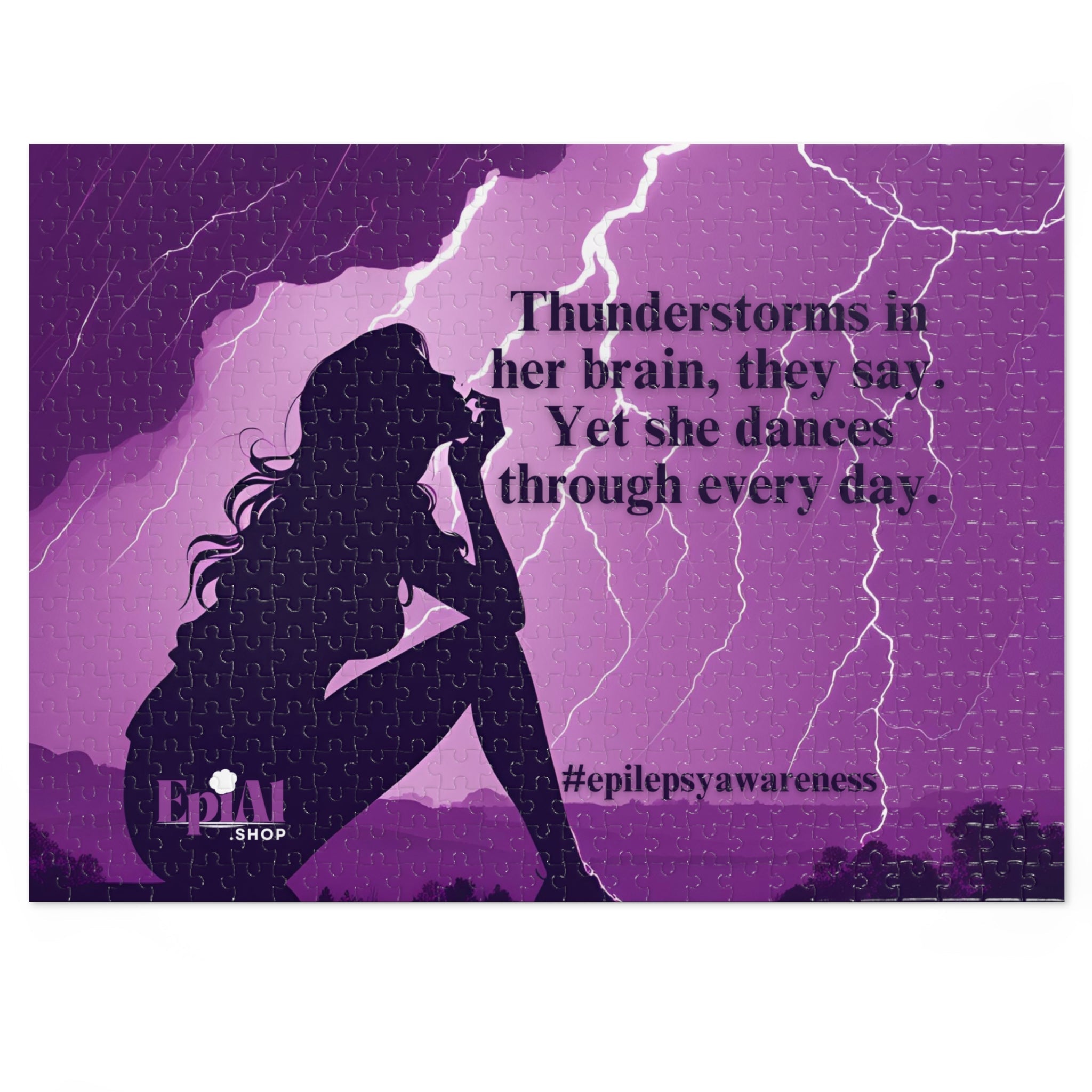 Empowering Epilepsy Awareness Jigsaw Puzzle with Tin - Toys & Games, Puzzles - EpiAl's Shop