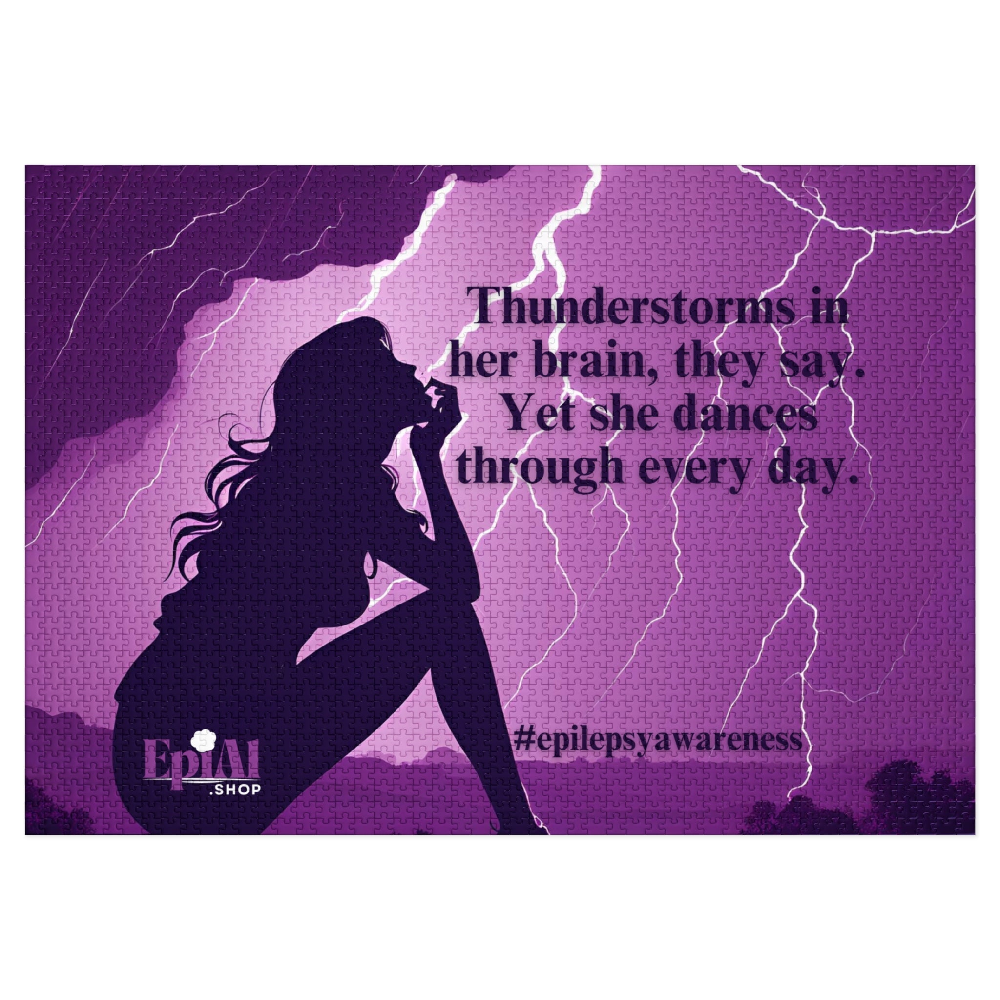 Empowering Epilepsy Awareness Jigsaw Puzzle with Tin - Toys & Games, Puzzles - EpiAl's Shop