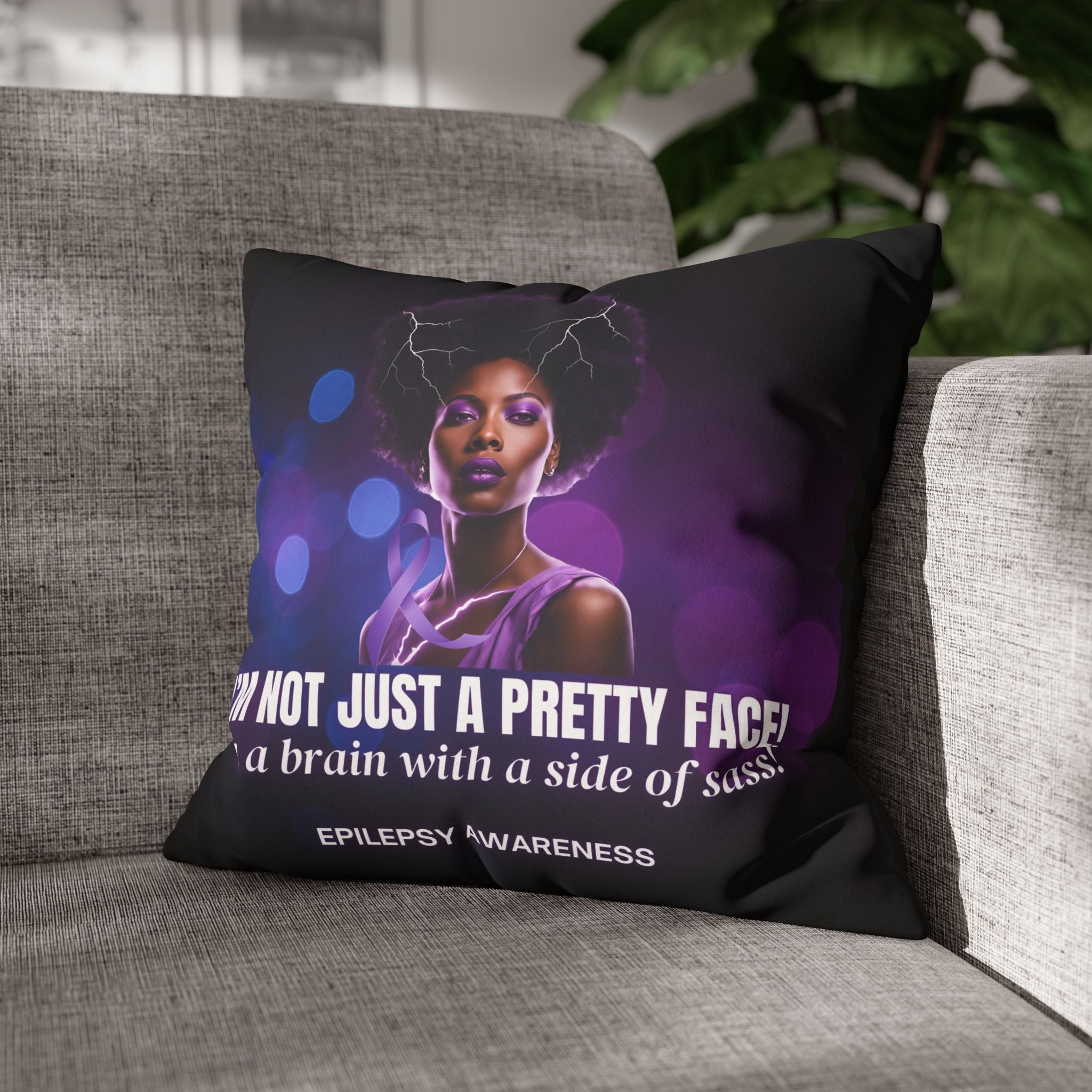 Empowering Epilepsy Awareness Pillowcase - Decor, Home, Pillows - EpiAl's Shop