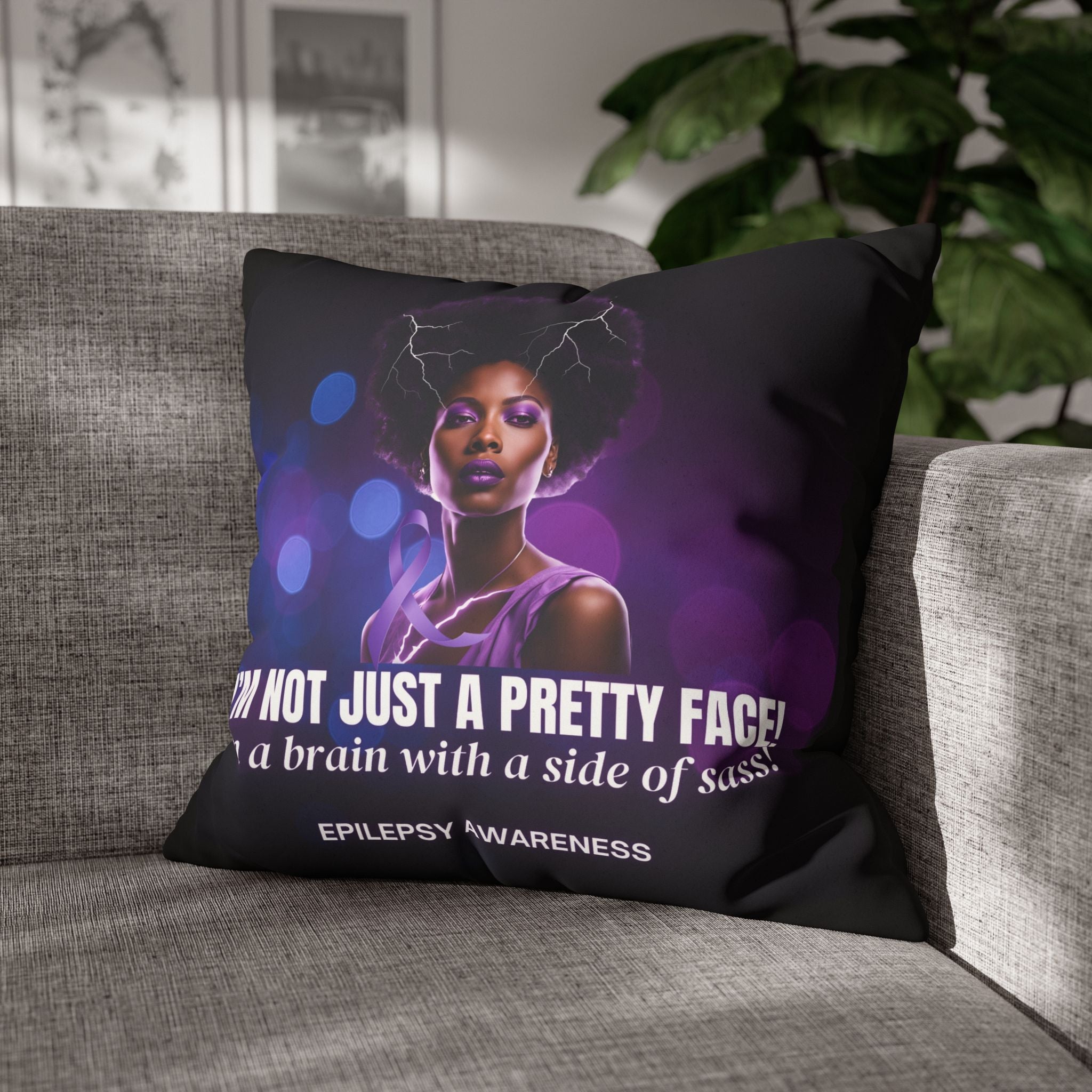 Empowering Epilepsy Awareness Pillowcase - Decor, Home, Pillows - EpiAl's Shop