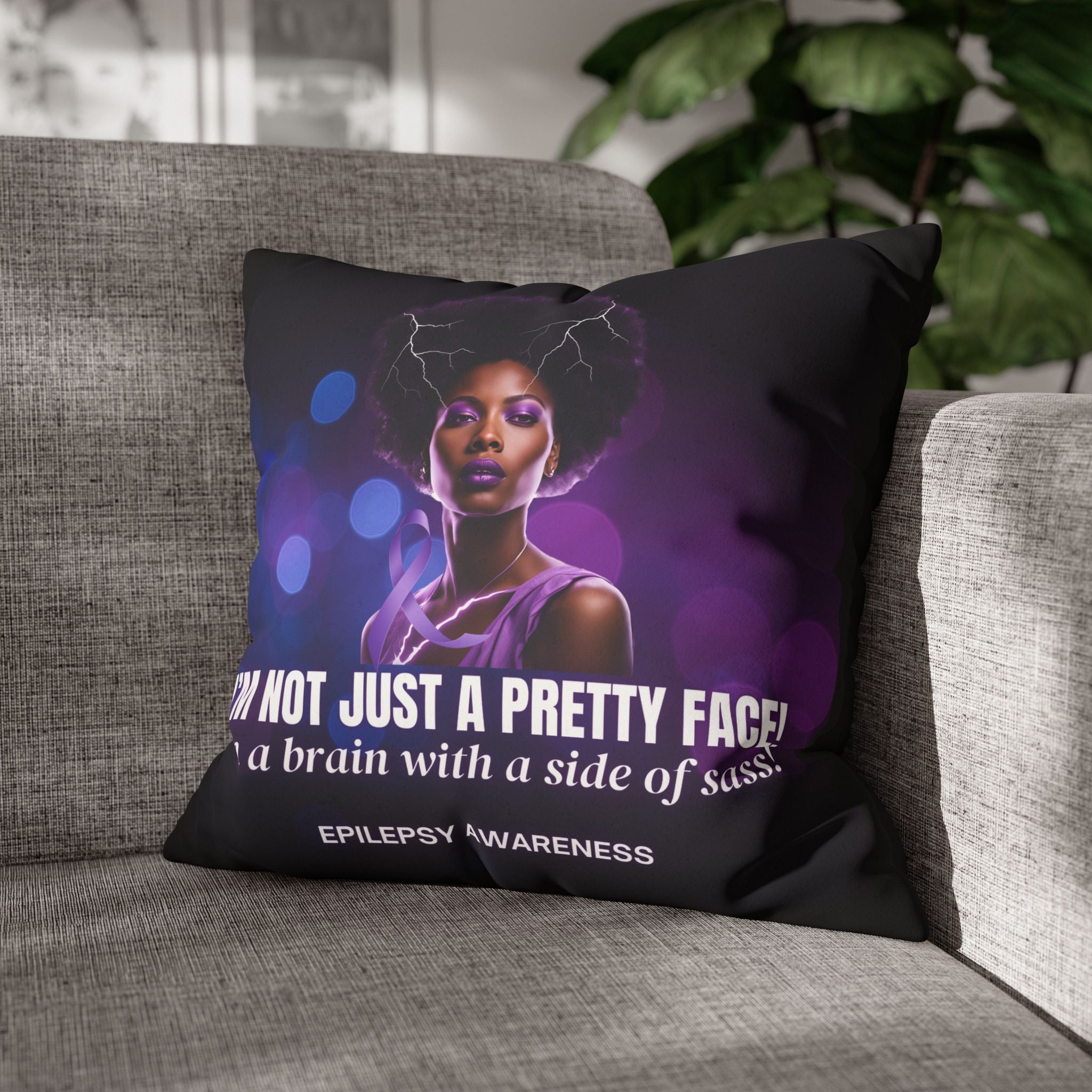 Empowering Epilepsy Awareness Pillowcase - Decor, Home, Pillows - EpiAl's Shop