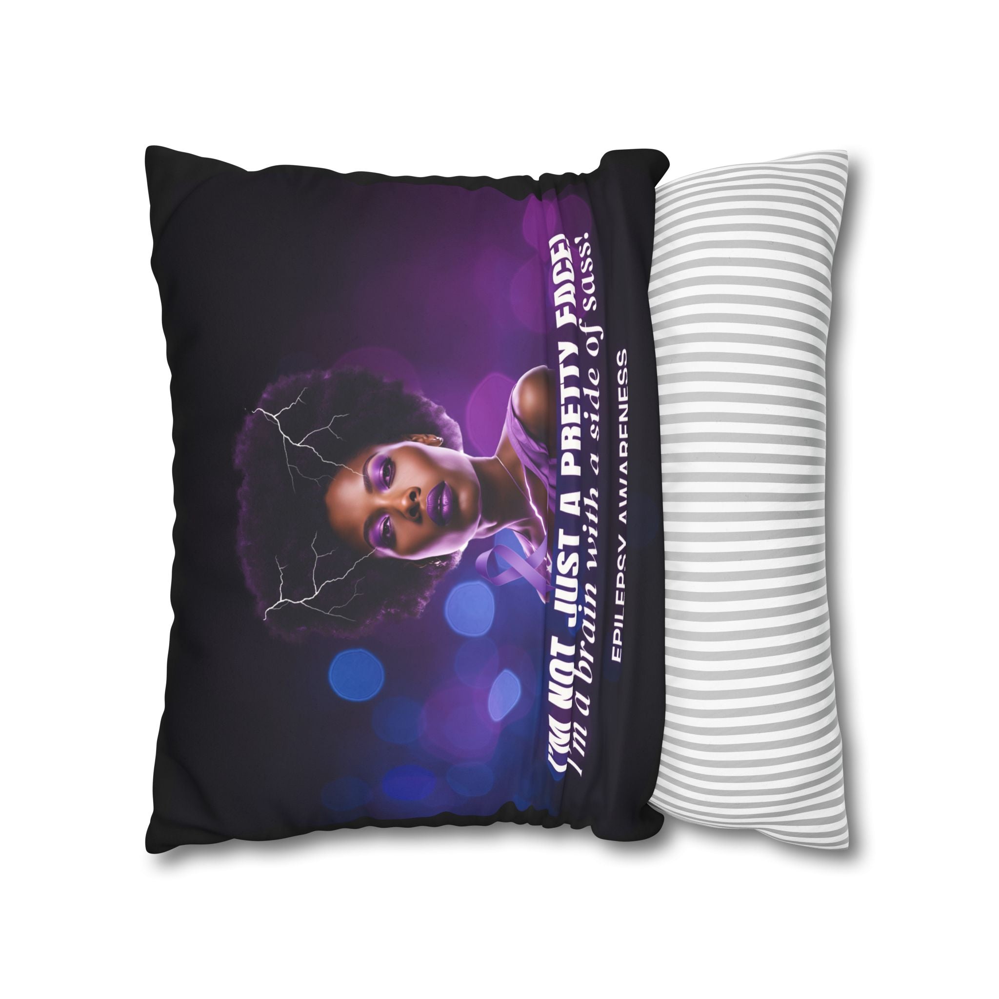 Empowering Epilepsy Awareness Pillowcase - Decor, Home, Pillows - EpiAl's Shop