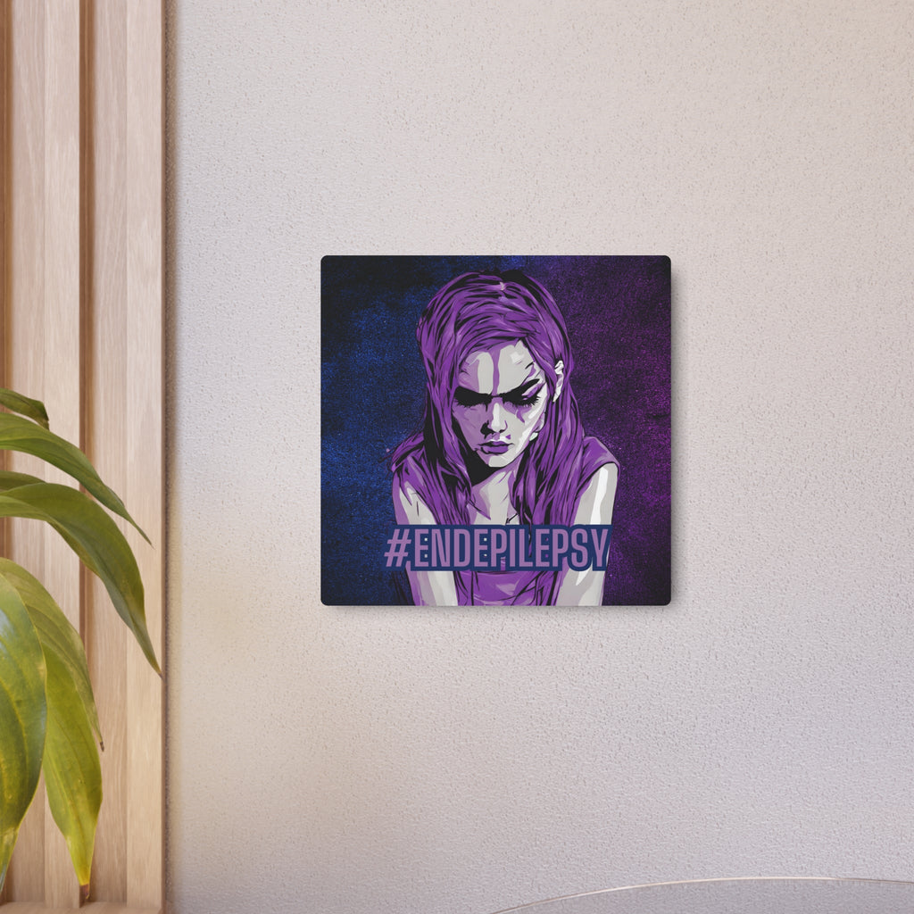 End Epilepsy Metal Art Sign - Home Decor - Epileptic Al’s Shop