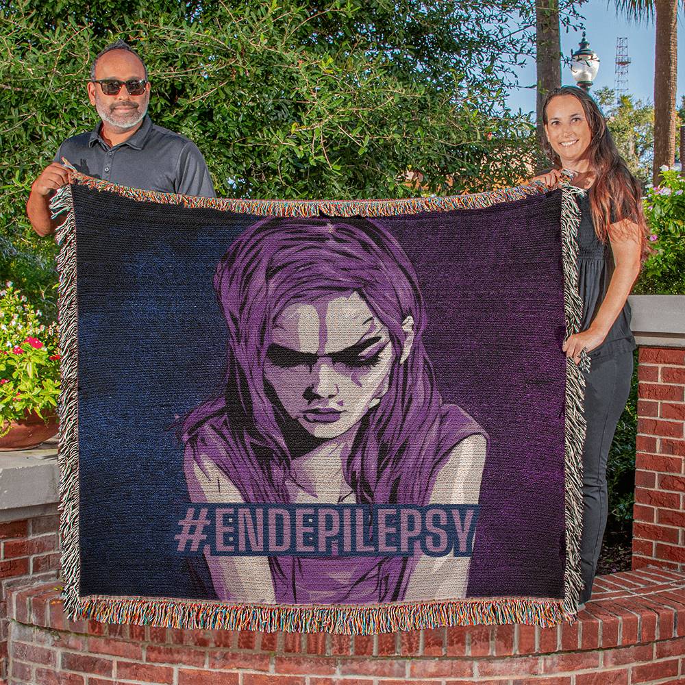 End Epilepsy Woven Blanket - EpiAl's Shop