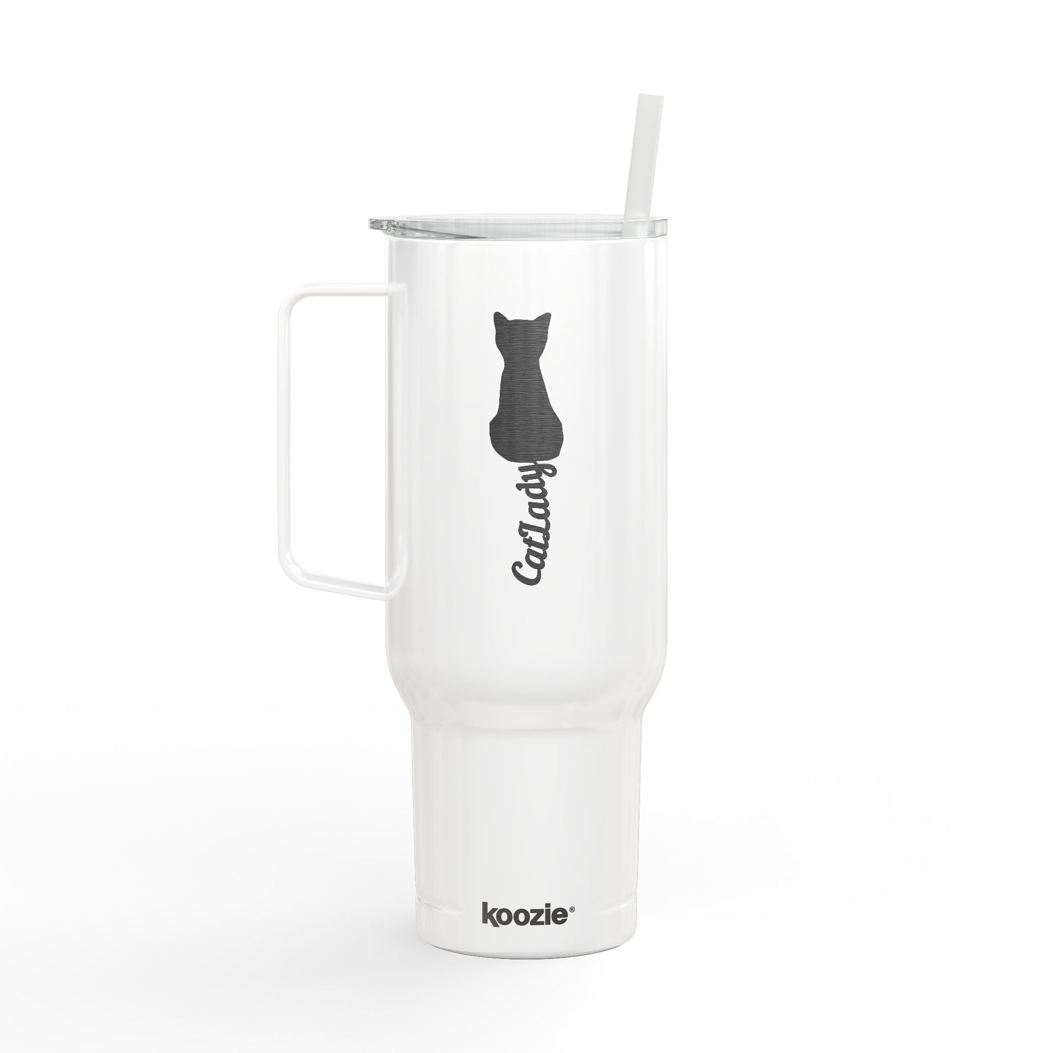 Engraved Cat Lover Insulated 40oz Travel Mug, Stylish Drinkware - Drinkware, Travel Mugs - EpiAl's Shop