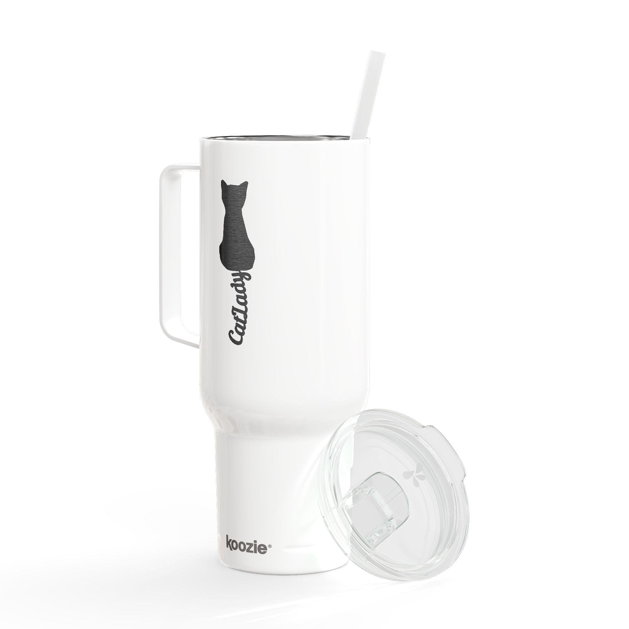 Engraved Cat Lover Insulated 40oz Travel Mug, Stylish Drinkware - Drinkware, Travel Mugs - EpiAl's Shop