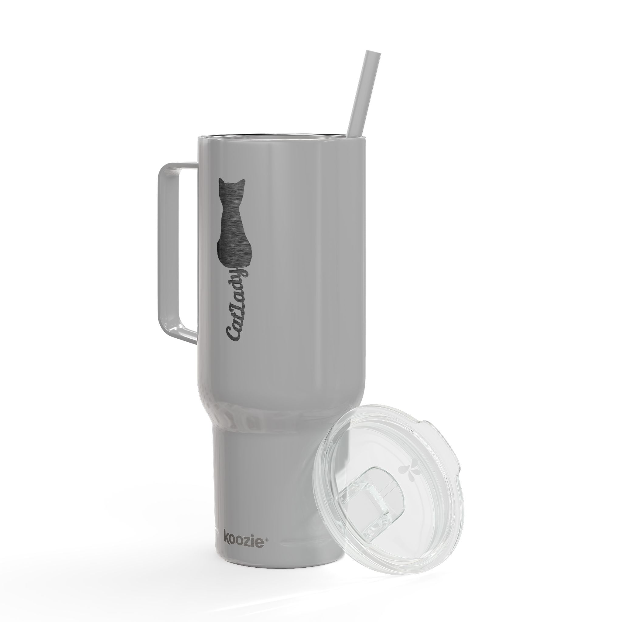 Engraved Cat Lover Insulated 40oz Travel Mug, Stylish Drinkware - Drinkware, Travel Mugs - EpiAl's Shop