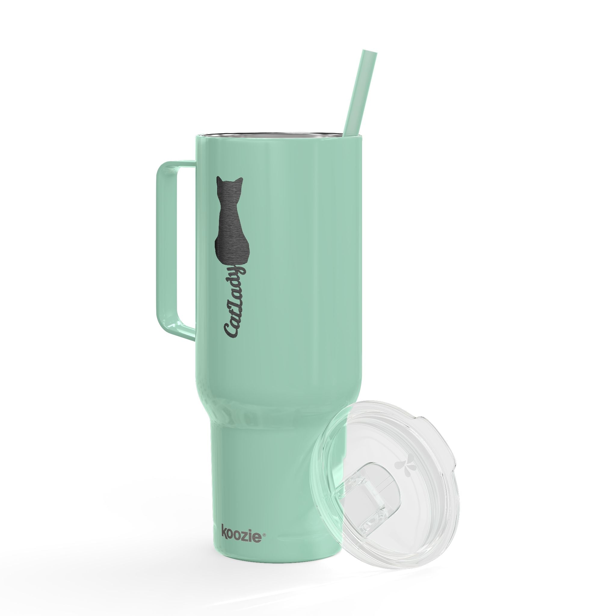 Engraved Cat Lover Insulated 40oz Travel Mug, Stylish Drinkware - Drinkware, Travel Mugs - EpiAl's Shop