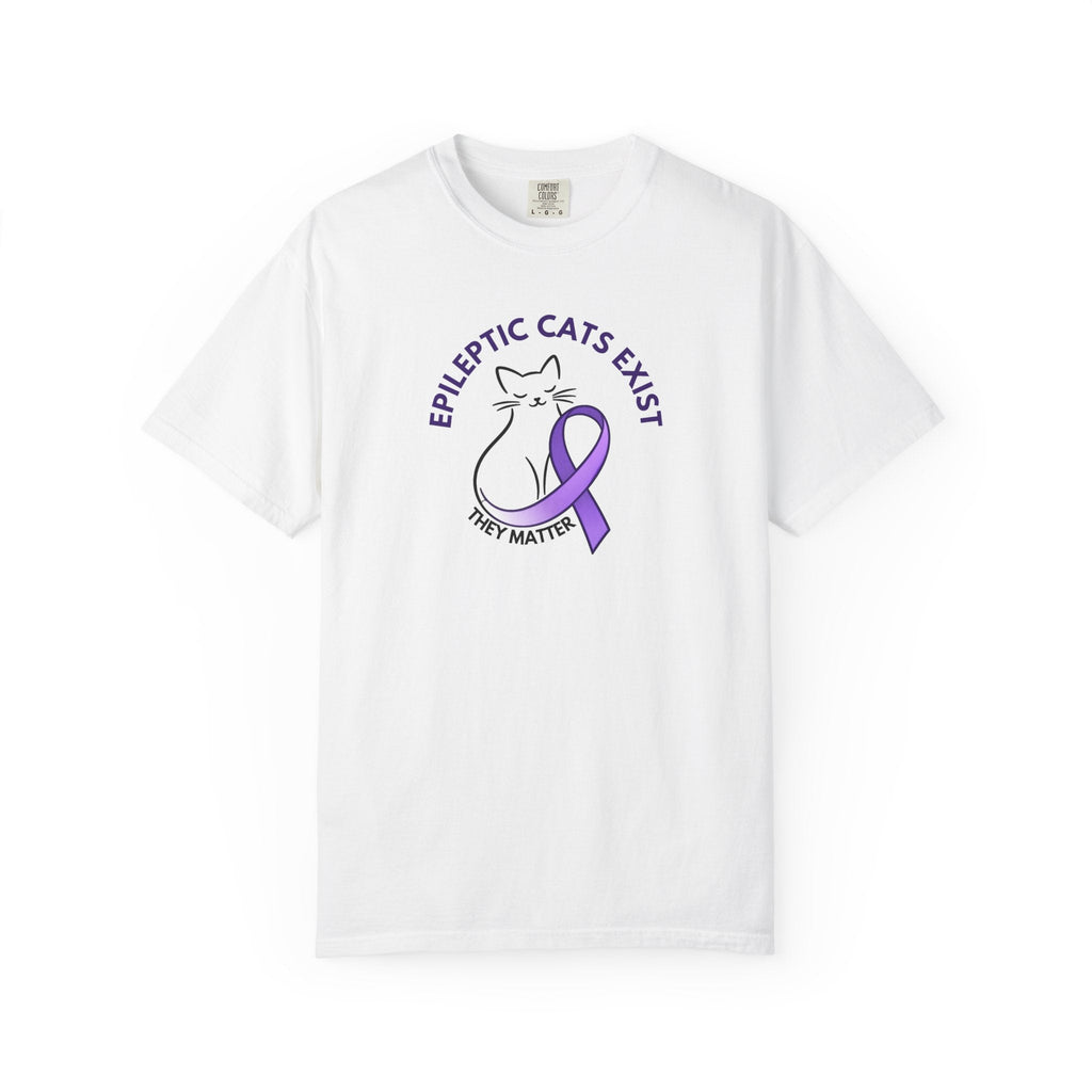 Epikitty Awareness T-Shirt – Epileptic Cats Exist. They Matter. - Clothing, Unisex, T-Shirts - EpiAl's Shop