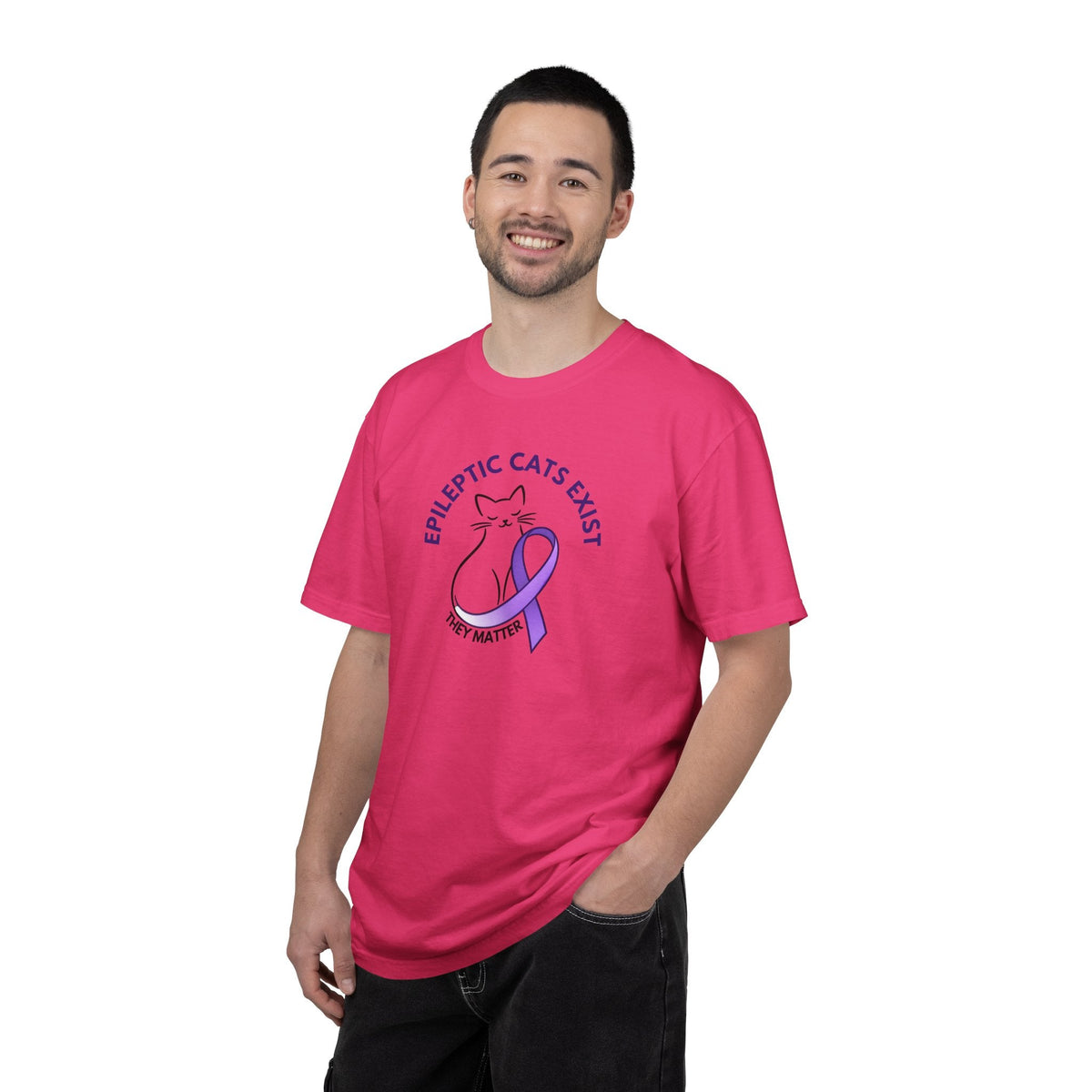 Epikitty Awareness T-Shirt – Epileptic Cats Exist. They Matter. - Clothing, Unisex, T-Shirts - EpiAl's Shop