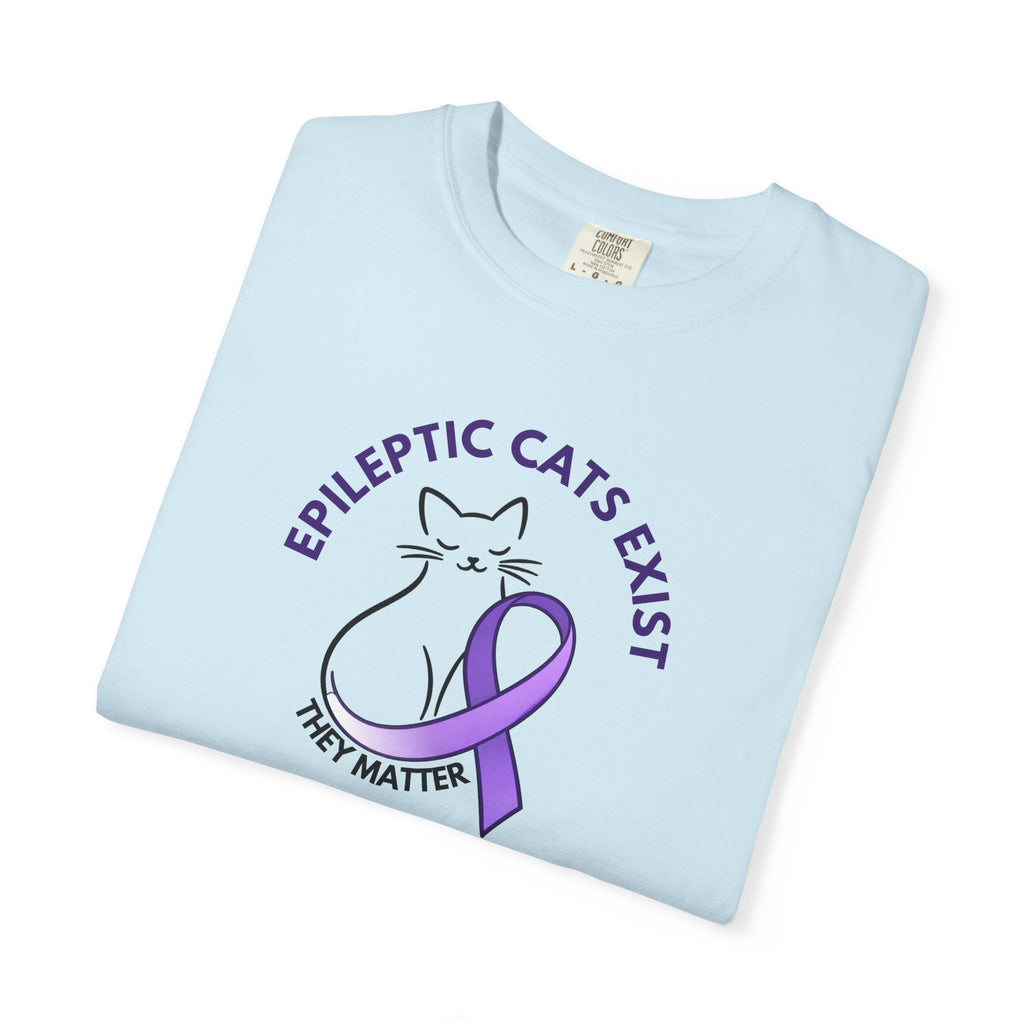 Epikitty Awareness T-Shirt – Epileptic Cats Exist. They Matter. - Clothing, Unisex, T-Shirts - EpiAl's Shop