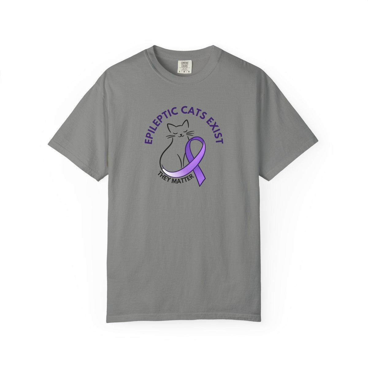 Epikitty Awareness T-Shirt – Epileptic Cats Exist. They Matter. - Clothing, Unisex, T-Shirts - EpiAl's Shop