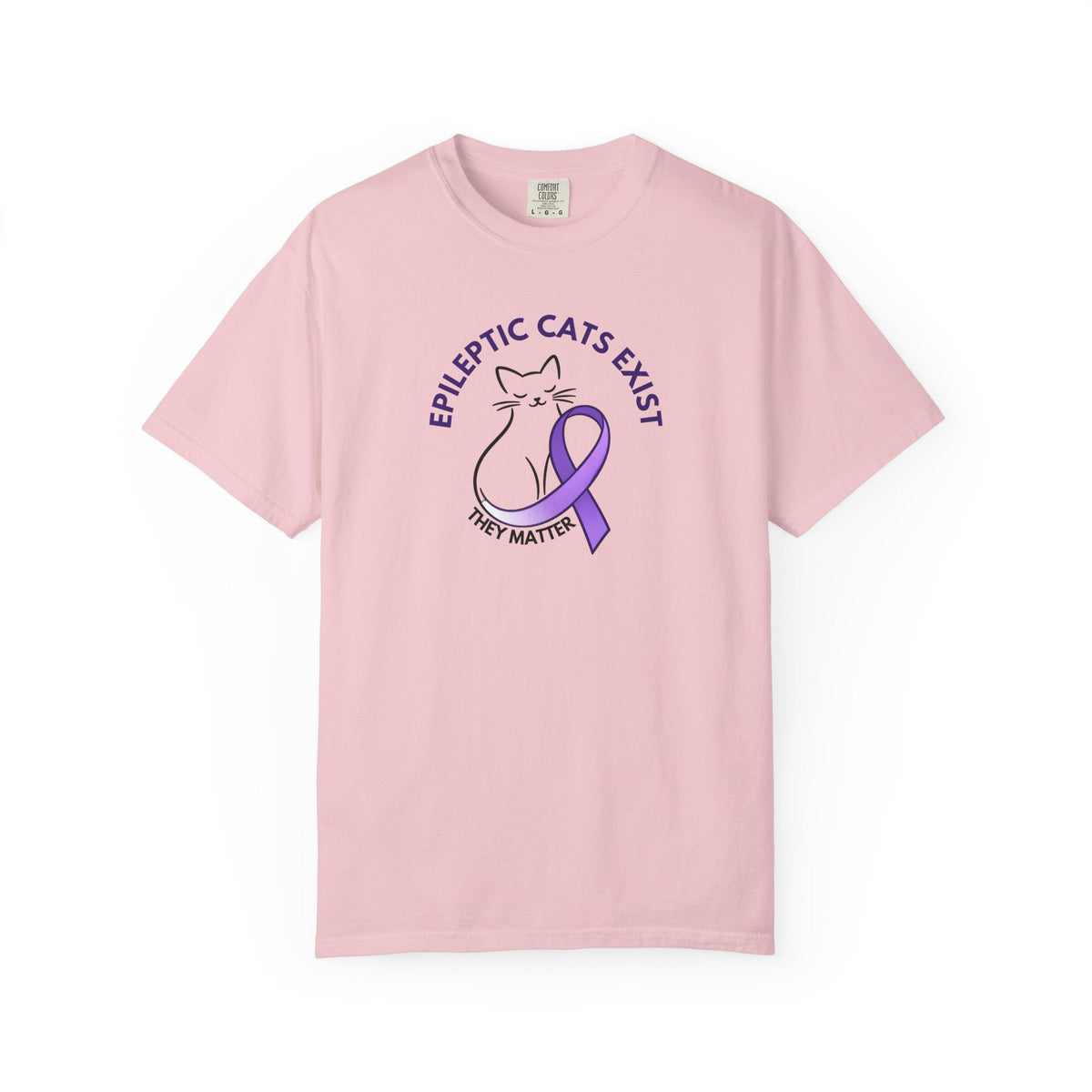 Epikitty Awareness T-Shirt – Epileptic Cats Exist. They Matter. - Clothing, Unisex, T-Shirts - EpiAl's Shop