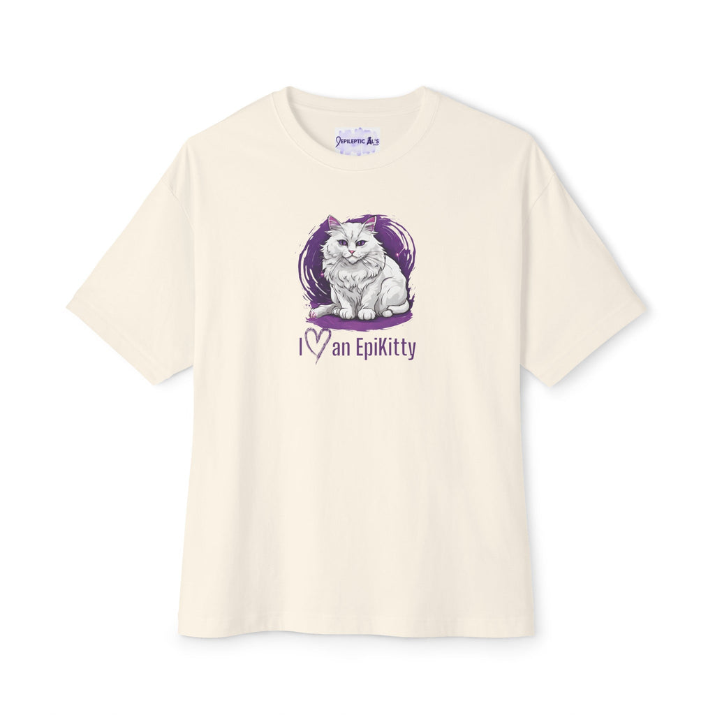 EpiKitty Love Unisex Oversized Boxy Tee - T - Shirt - Epileptic Al’s Shop