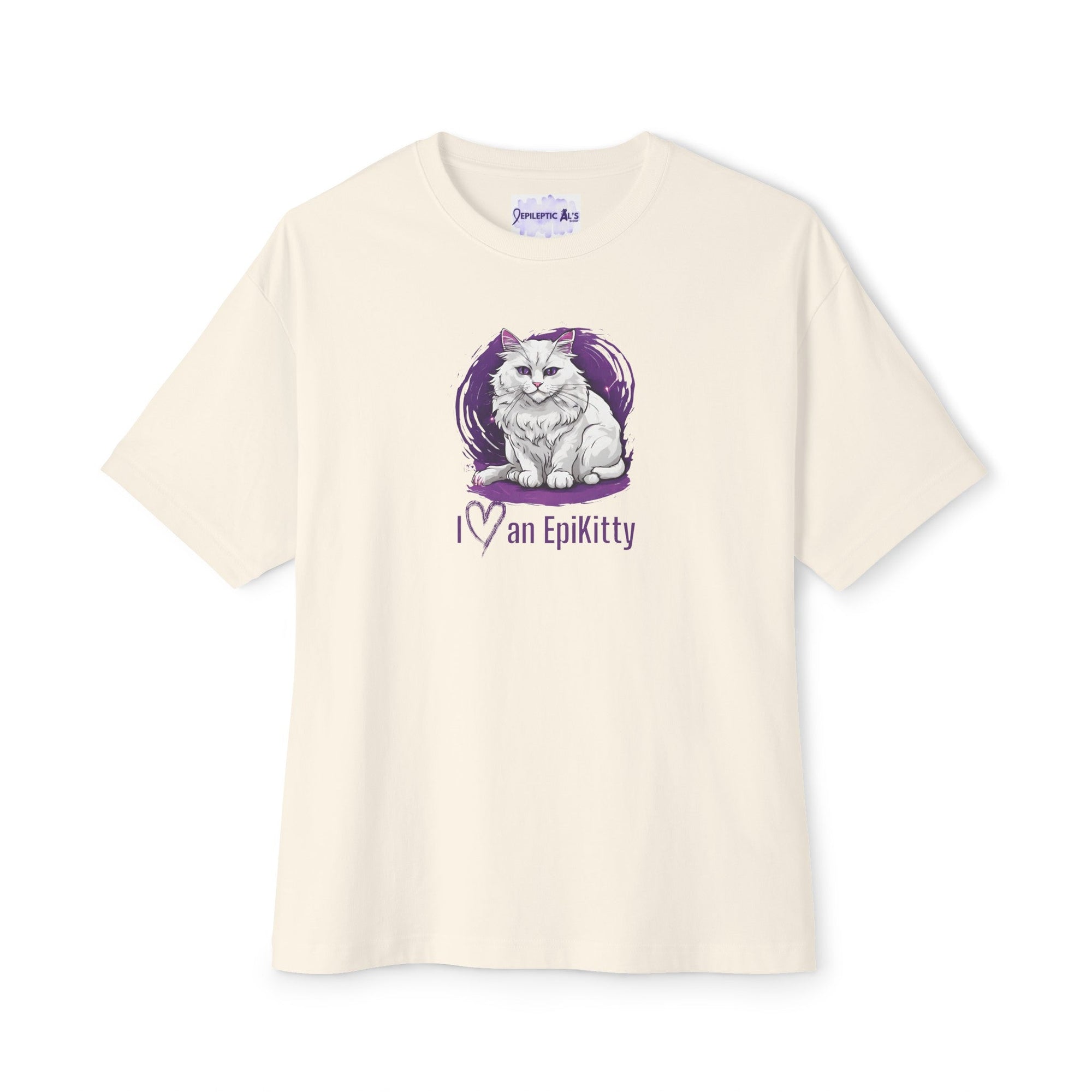 EpiKitty Love Unisex Oversized Boxy Tee - T - Shirt - Epileptic Al’s Shop