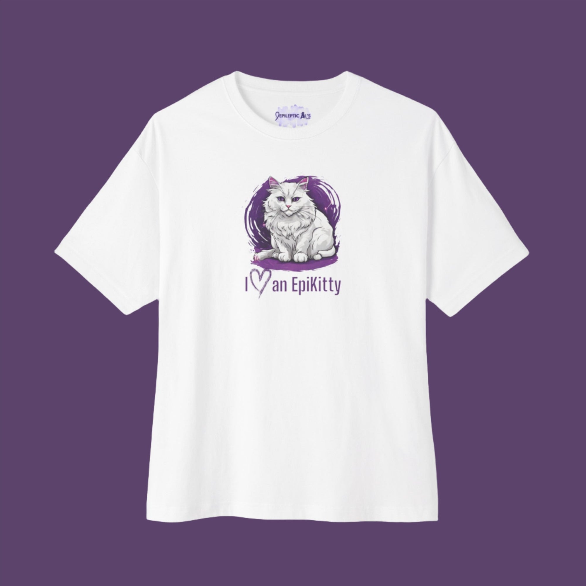 EpiKitty Love Unisex Oversized Boxy Tee - T - Shirt - Epileptic Al’s Shop