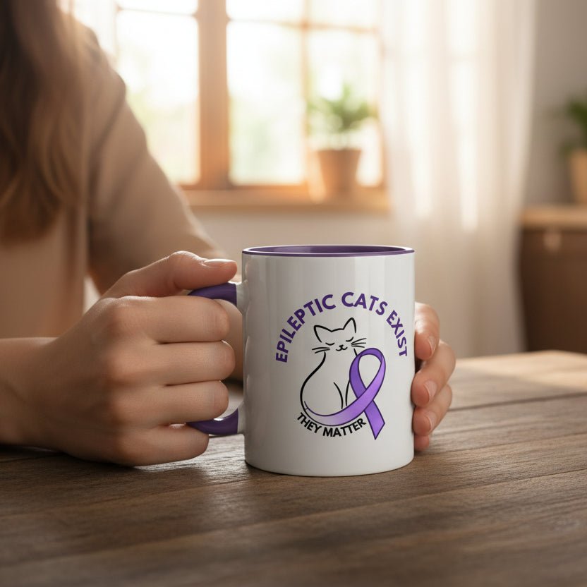 Epikitty Mug – Epileptic Cats Exist (They Matter) - Drinkware, Coffee Mugs - EpiAl's Shop