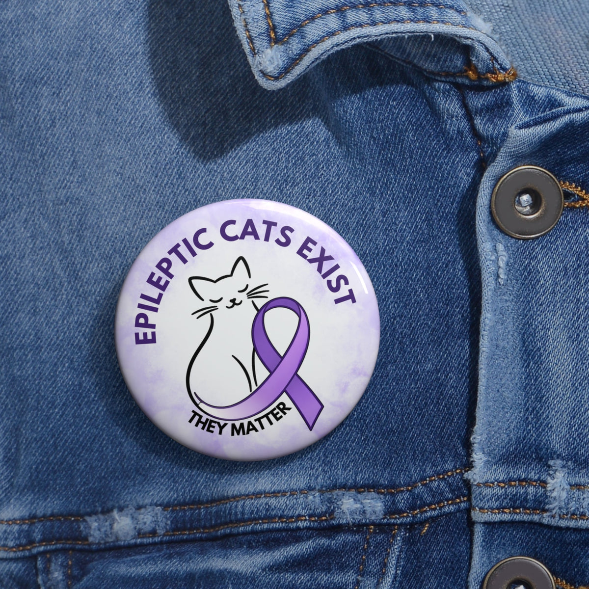 Epikitty Pinback Button - Buttons, Pinback - EpiAl's Shop