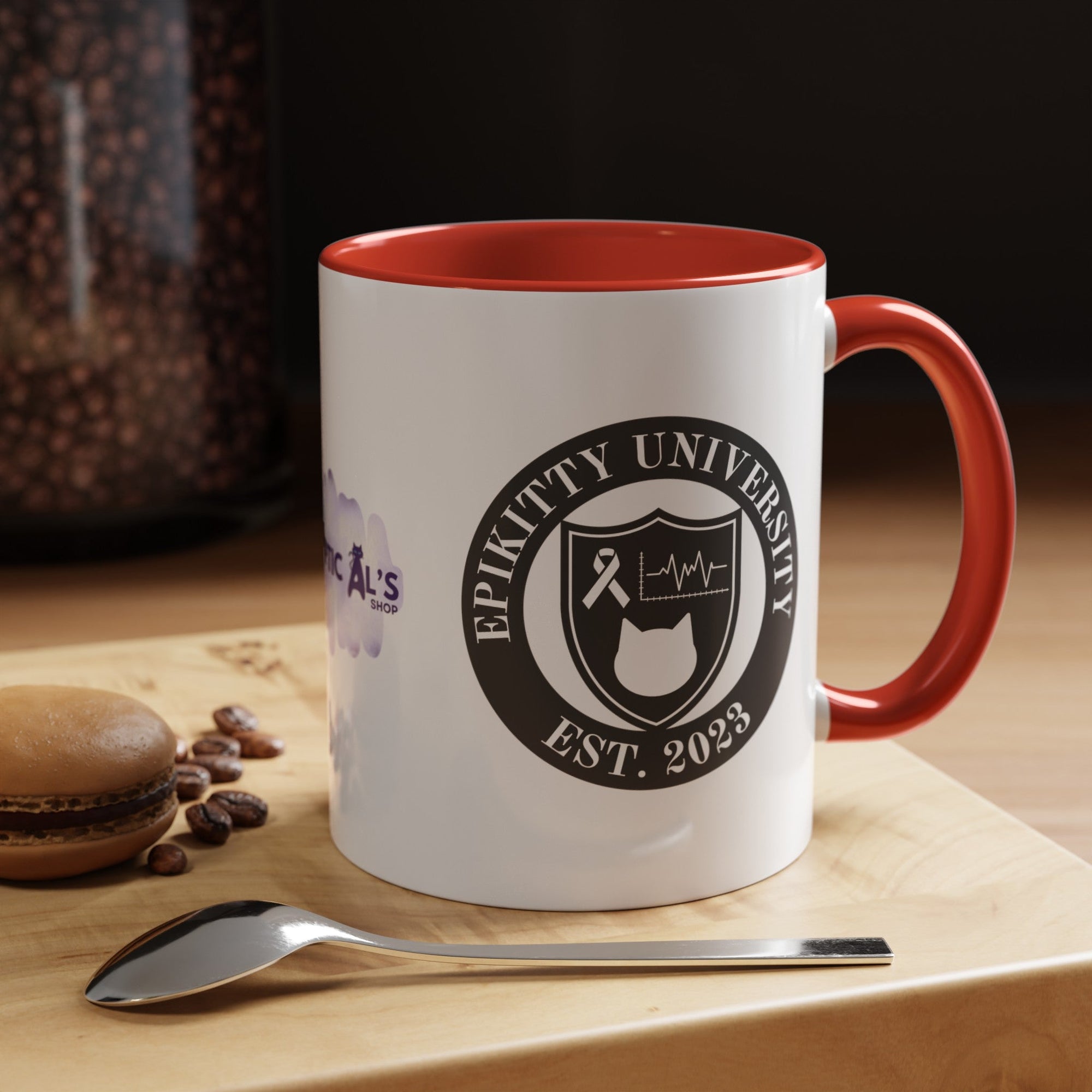 EpiKitty U Accent Coffee Mug, 11oz - Mug - Epileptic Al’s Shop