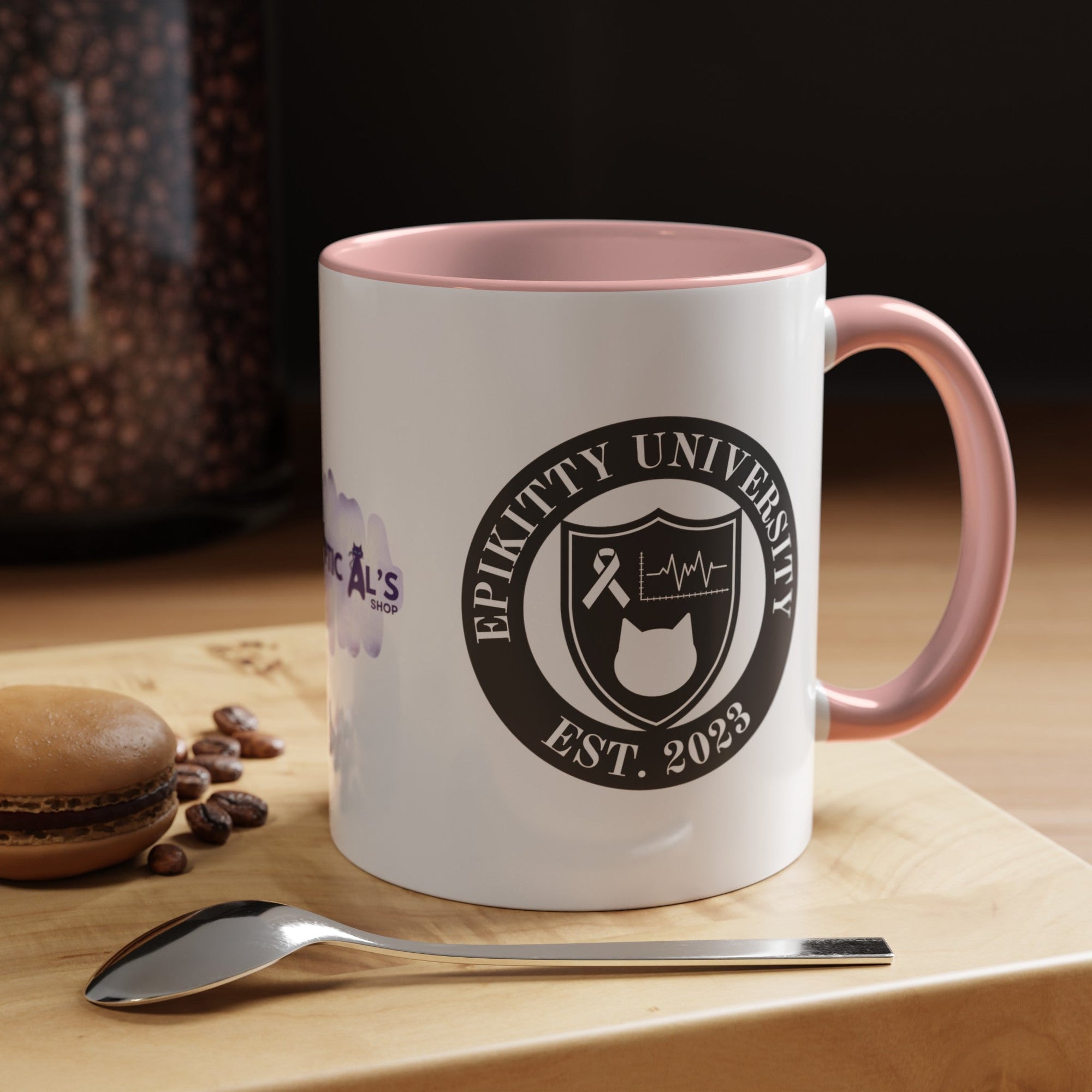 EpiKitty U Accent Coffee Mug, 11oz - Mug - Epileptic Al’s Shop