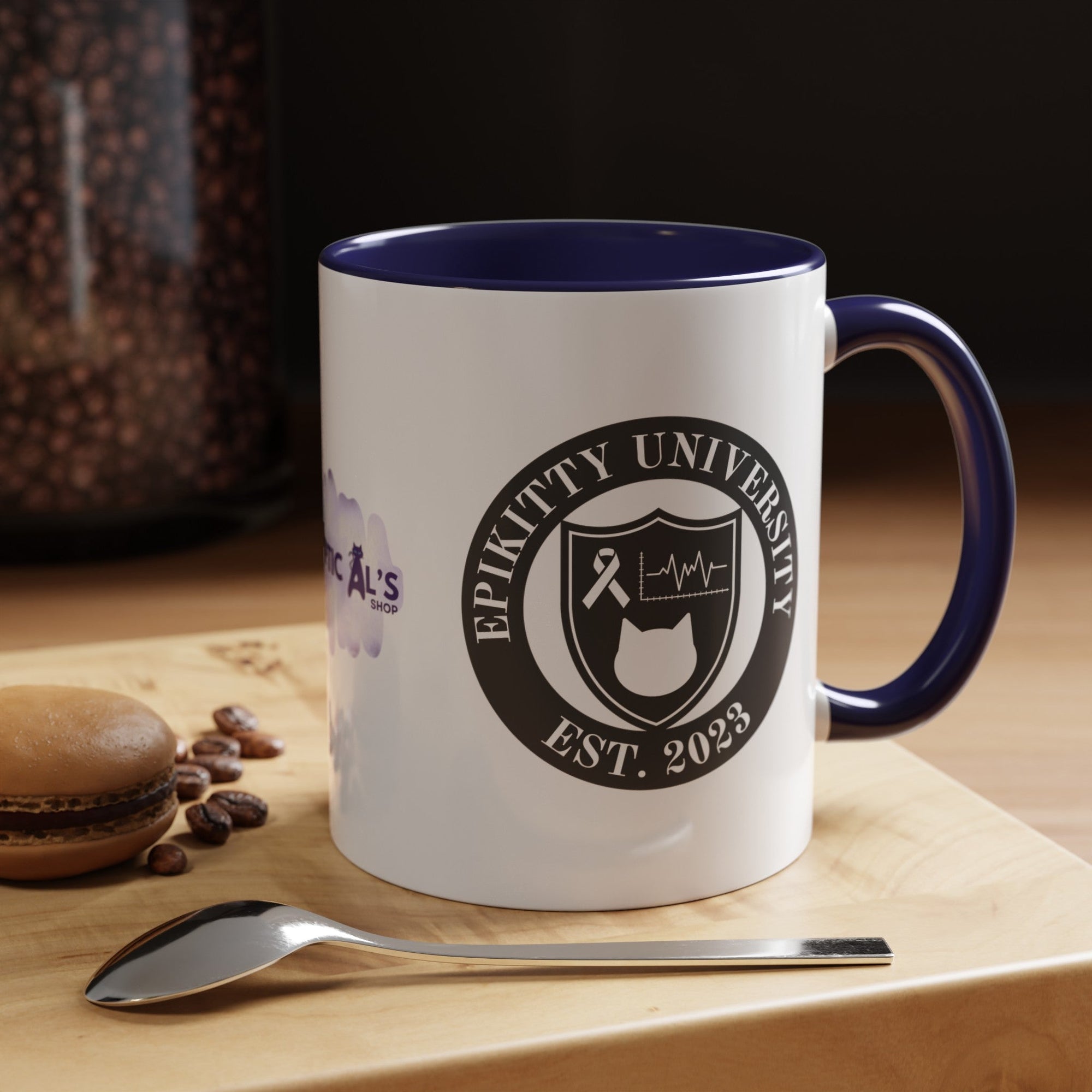 EpiKitty U Accent Coffee Mug, 11oz - Mug - Epileptic Al’s Shop