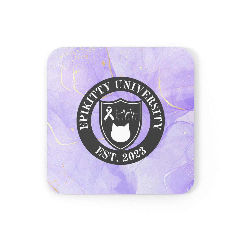 EpiKitty U Cork Back Coaster - Home Decor - Epileptic Al’s Shop