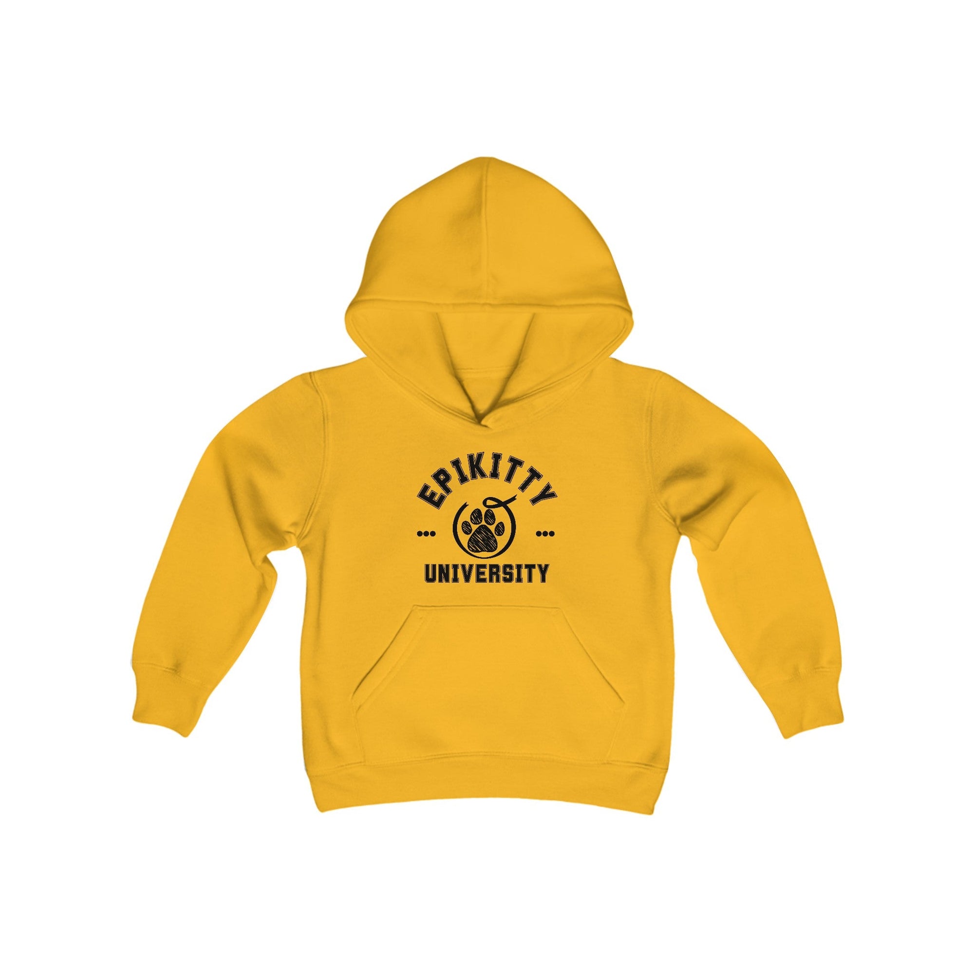 Epikitty U Youth Heavy Blend Hooded Sweatshirt - Kids clothes - Epileptic Al’s Shop