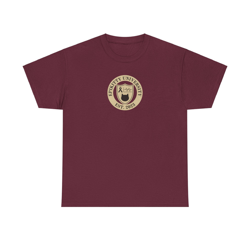 EpiKitty University Unisex Heavy Cotton Tee - T-Shirt - EpiAl's Shop