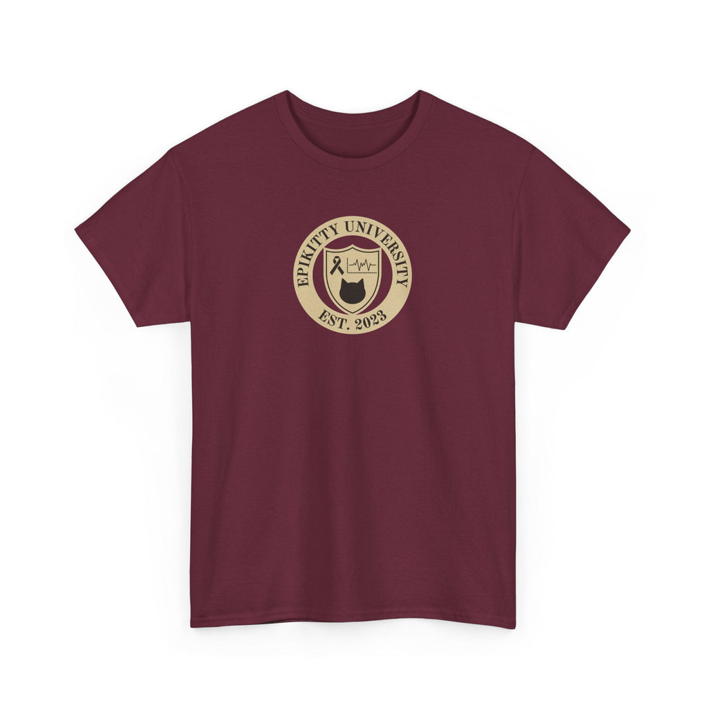 EpiKitty University Unisex Heavy Cotton Tee - T-Shirt - EpiAl's Shop
