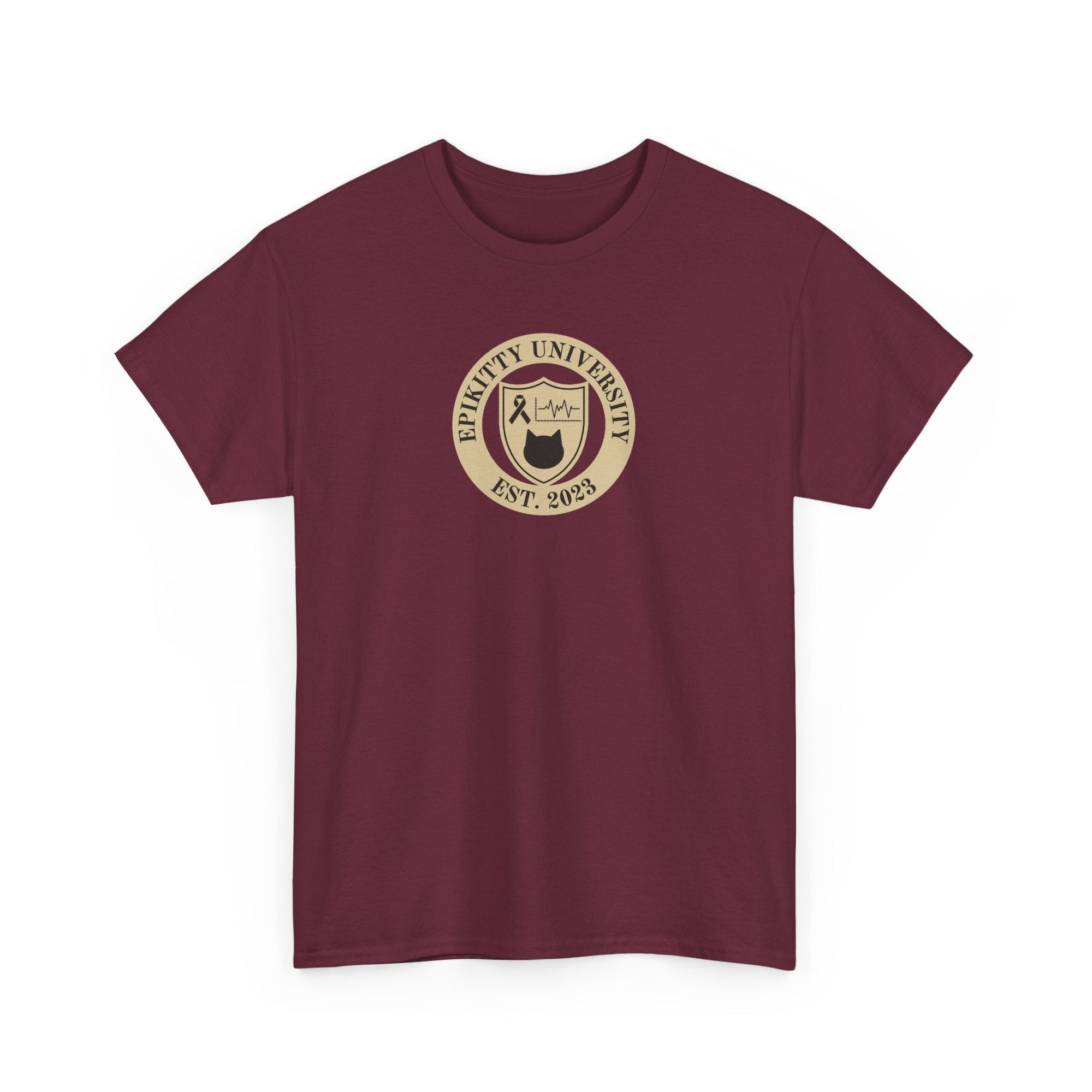 EpiKitty University Unisex Heavy Cotton Tee - T-Shirt - EpiAl's Shop
