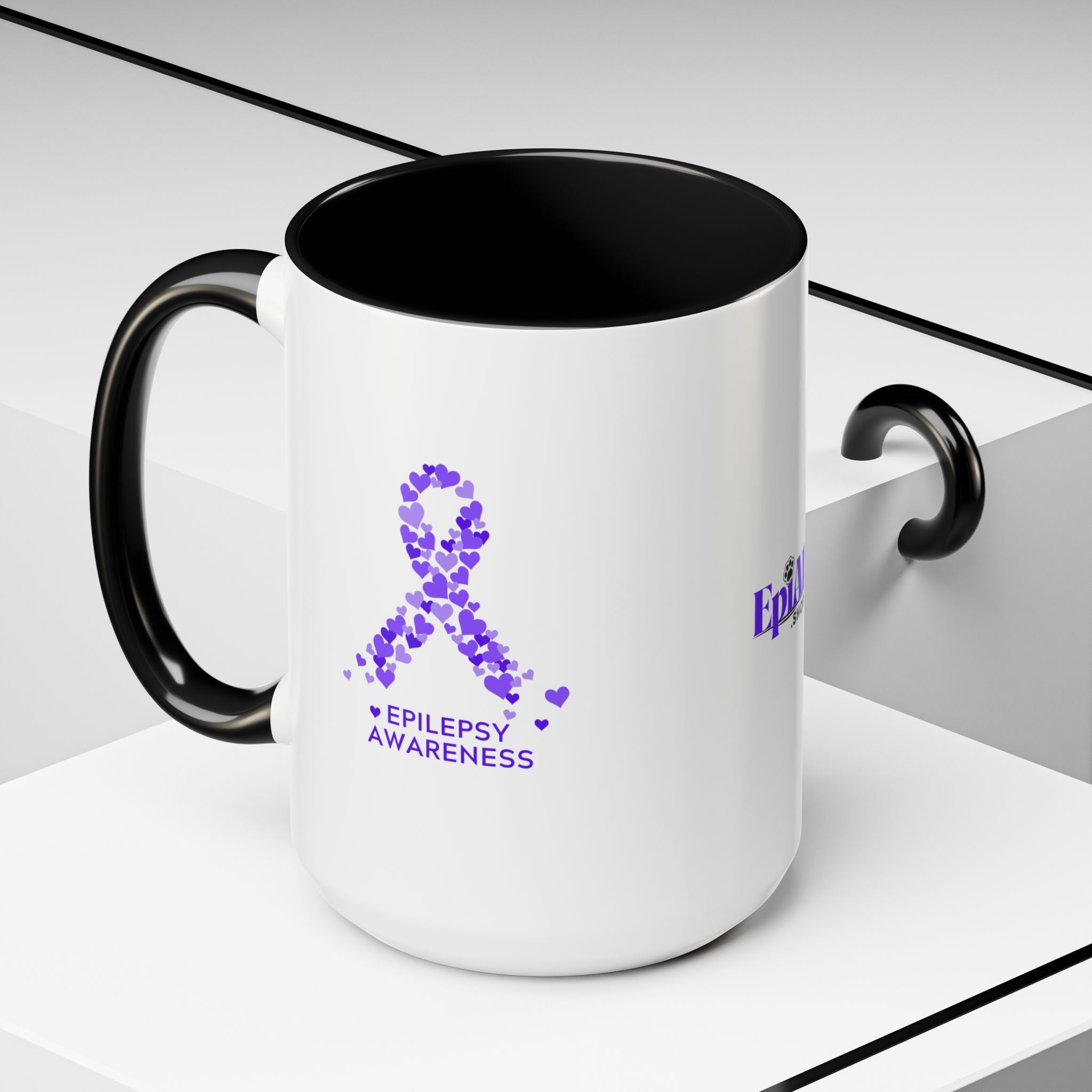 Epilepsy Awareness Accent Coffee Mug - Drinkware, Coffee Mugs - EpiAl's Shop