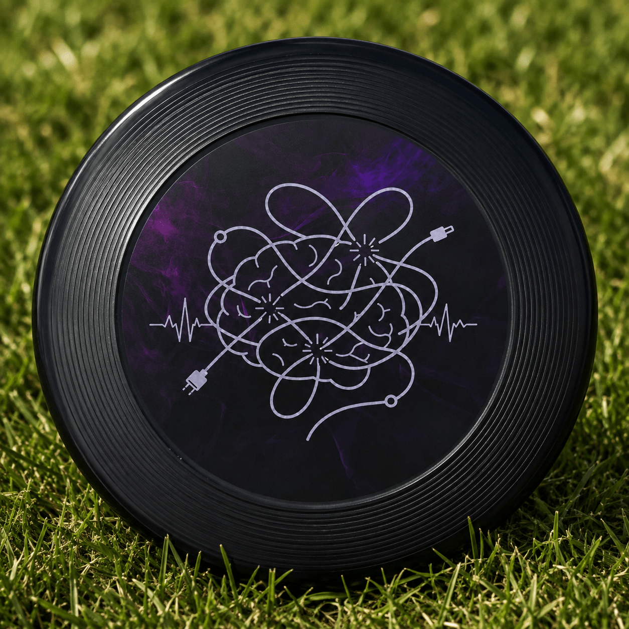 Epilepsy Awareness Brain Circuit Frisbee - Toys & Games, Flying Disc - EpiAl's Shop