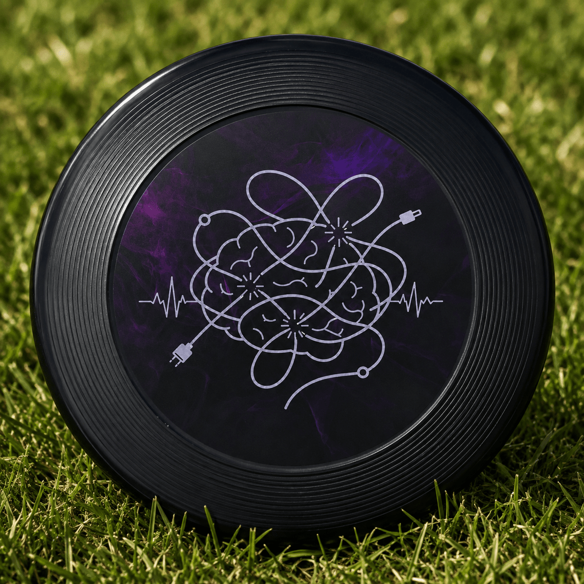 Epilepsy Awareness Brain Circuit Frisbee - Toys & Games, Flying Disc - EpiAl's Shop
