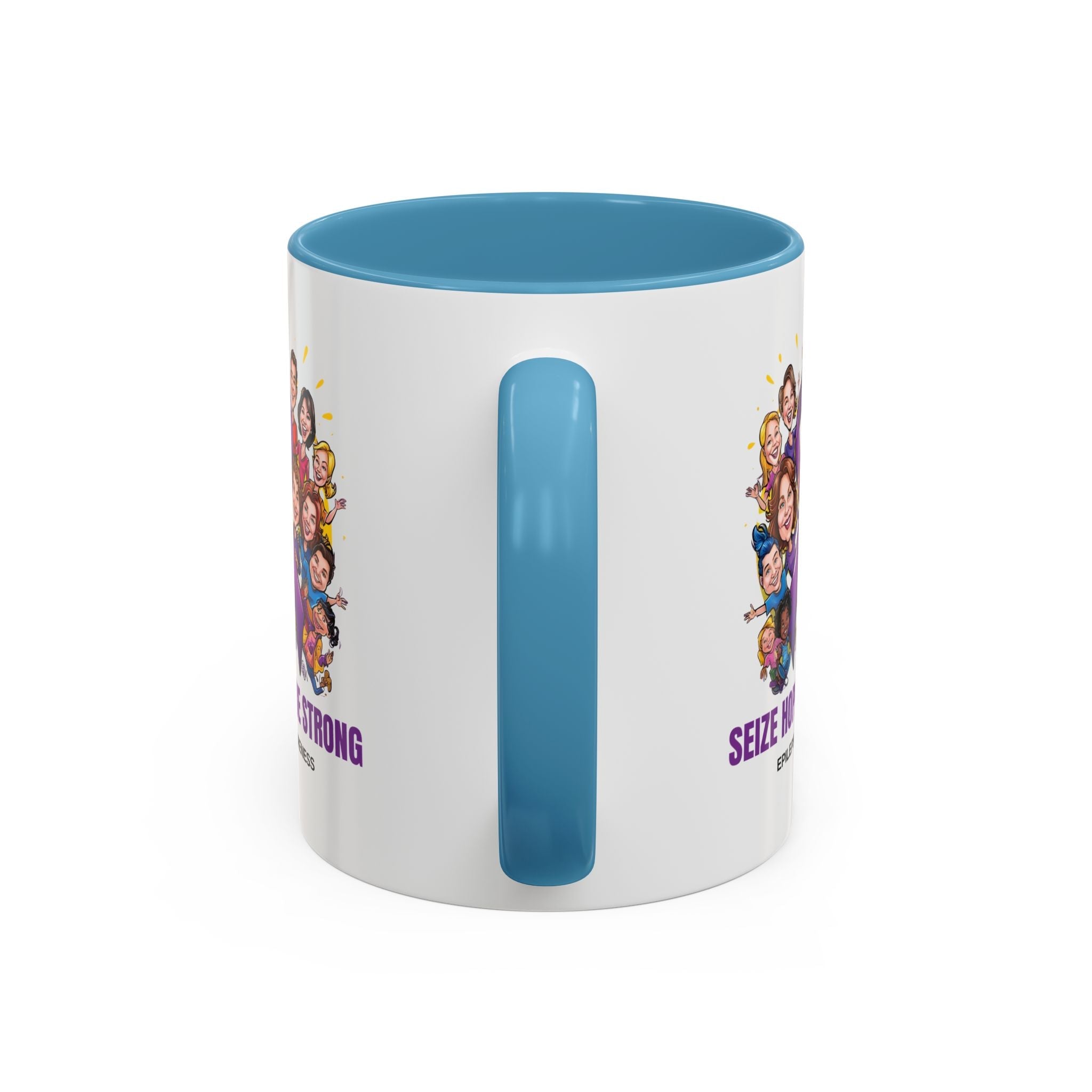 Epilepsy Awareness Coffee Mug - Seize Hope Be Strong - Drinkware, Coffee Mugs - EpiAl's Shop