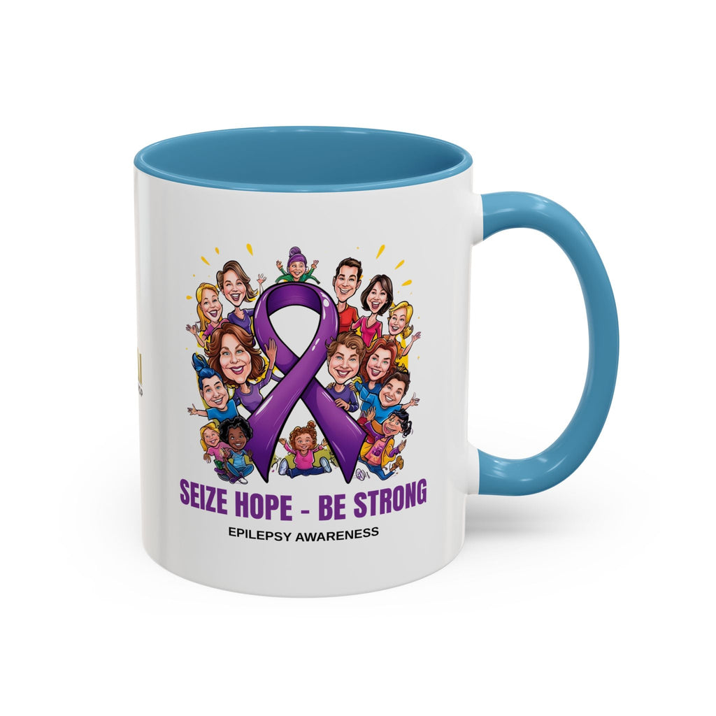 Epilepsy Awareness Coffee Mug - Seize Hope Be Strong - Drinkware, Coffee Mugs - EpiAl's Shop