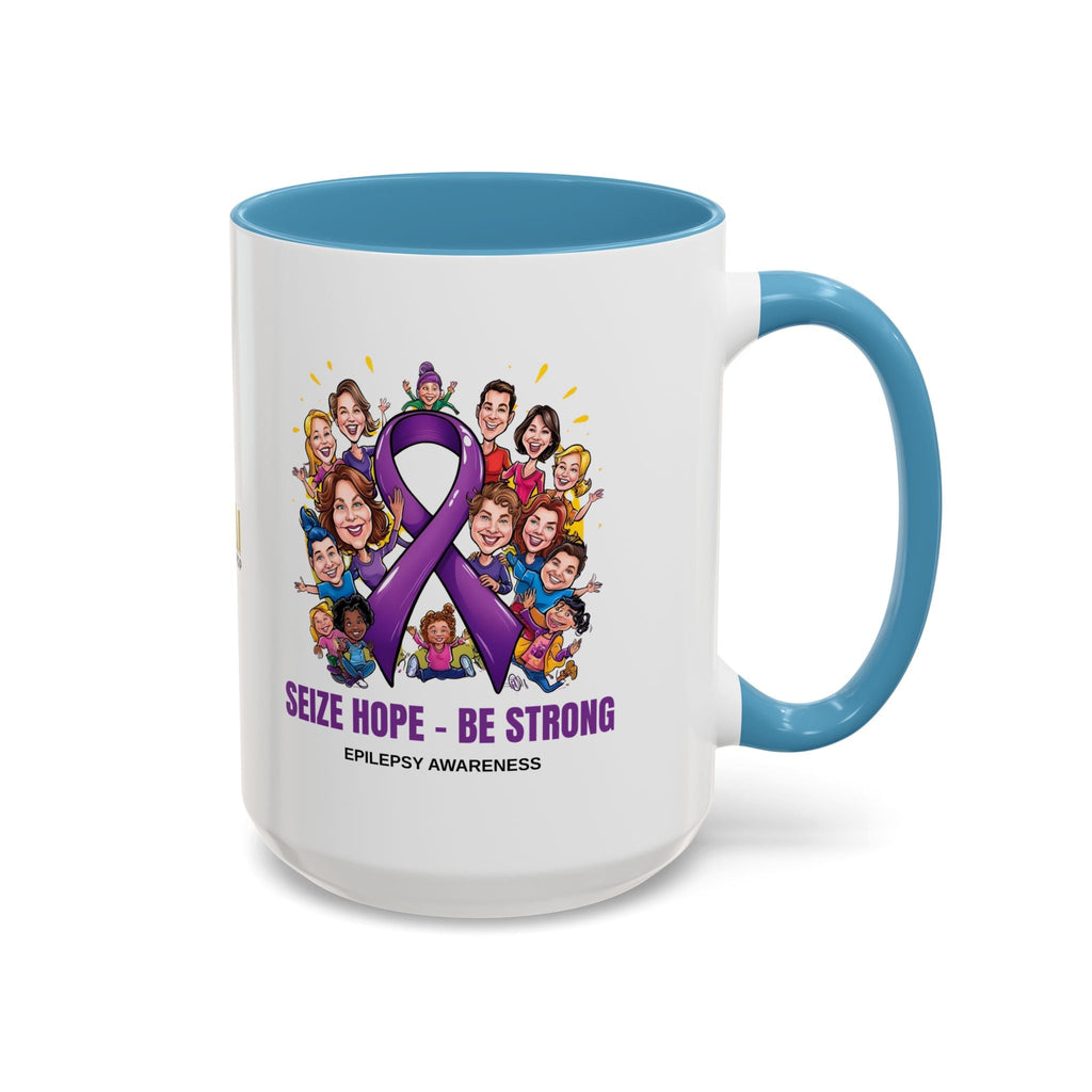 Epilepsy Awareness Coffee Mug - Seize Hope Be Strong - Drinkware, Coffee Mugs - EpiAl's Shop
