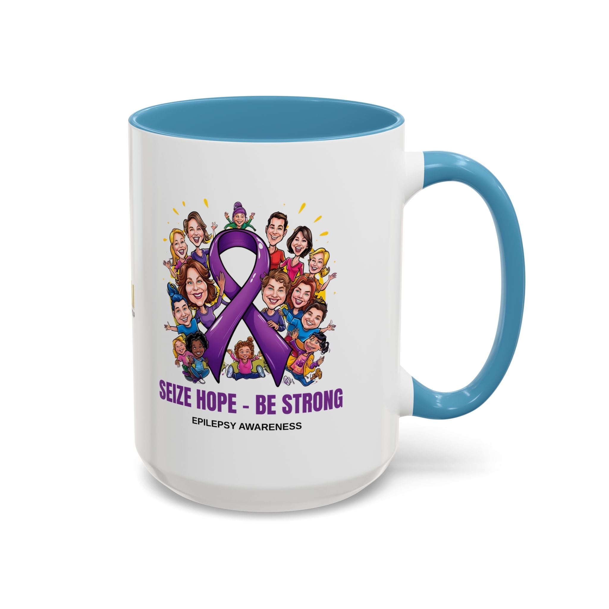 Epilepsy Awareness Coffee Mug - Seize Hope Be Strong - Drinkware, Coffee Mugs - EpiAl's Shop
