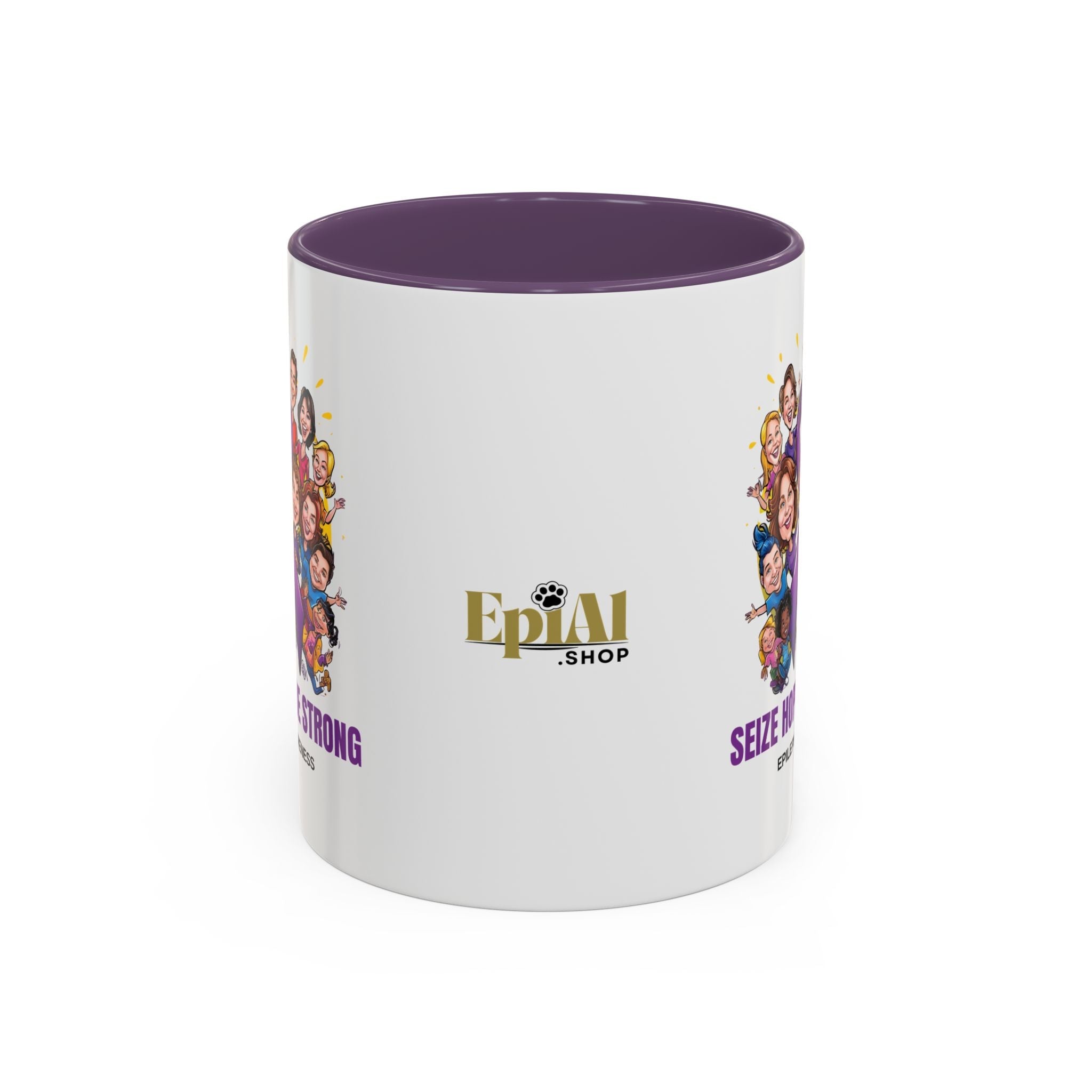 Epilepsy Awareness Coffee Mug - Seize Hope Be Strong - Drinkware, Coffee Mugs - EpiAl's Shop