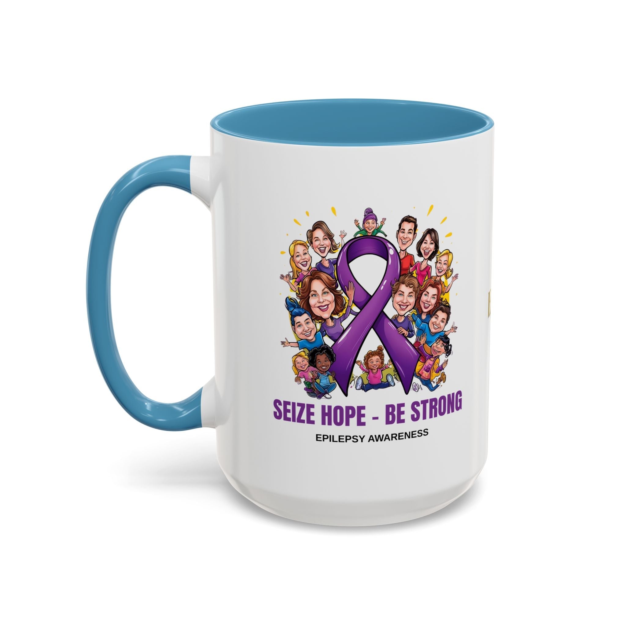 Epilepsy Awareness Coffee Mug - Seize Hope Be Strong - Drinkware, Coffee Mugs - EpiAl's Shop