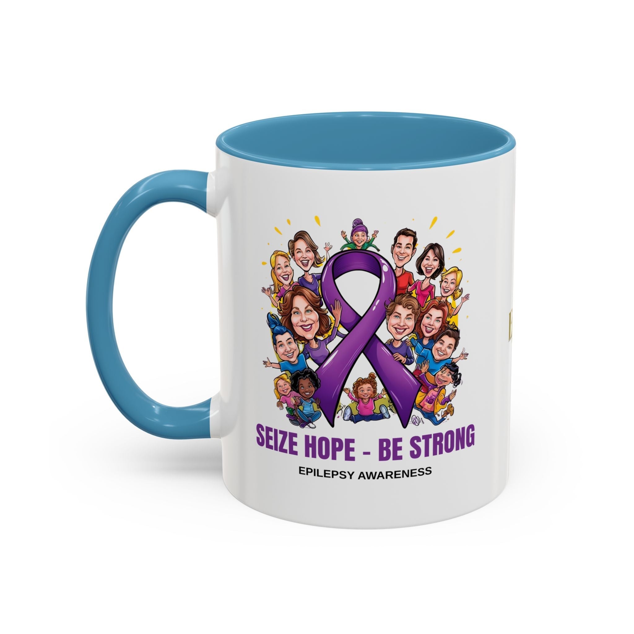 Epilepsy Awareness Coffee Mug - Seize Hope Be Strong - Drinkware, Coffee Mugs - EpiAl's Shop