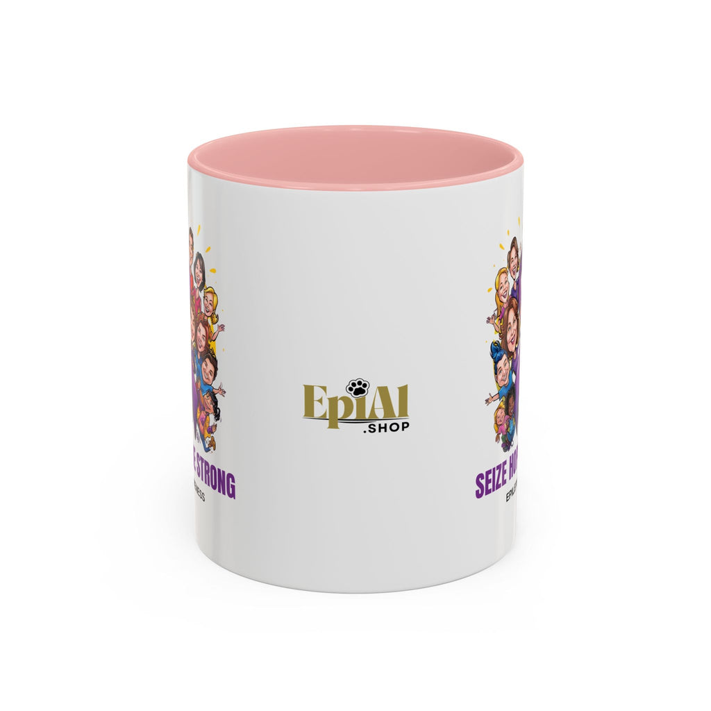 Epilepsy Awareness Coffee Mug - Seize Hope Be Strong - Drinkware, Coffee Mugs - EpiAl's Shop