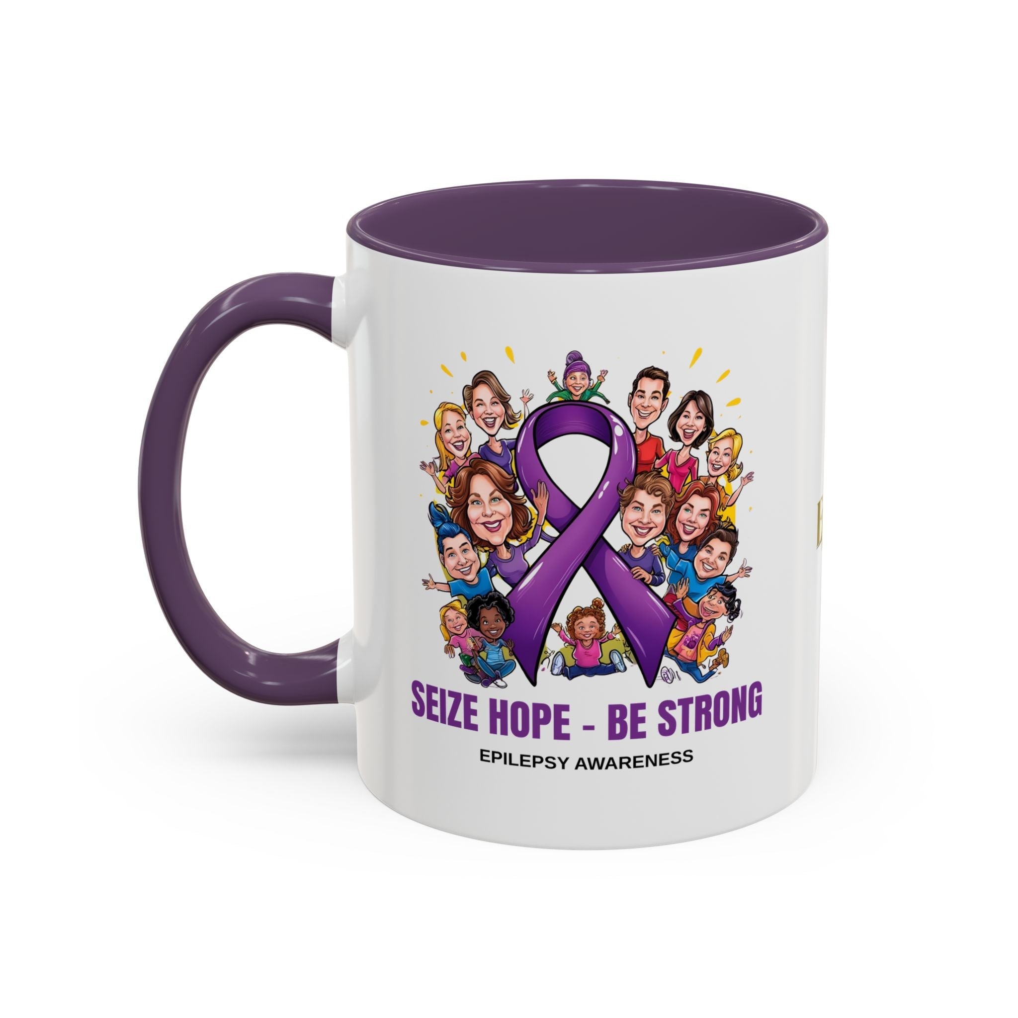 Epilepsy Awareness Coffee Mug - Seize Hope Be Strong - Drinkware, Coffee Mugs - EpiAl's Shop