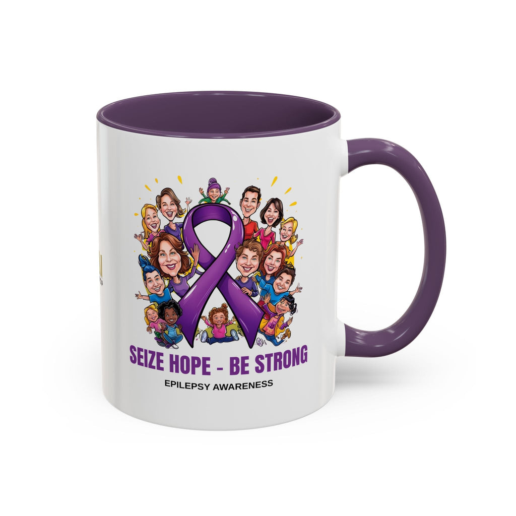 Epilepsy Awareness Coffee Mug - Seize Hope Be Strong - Drinkware, Coffee Mugs - EpiAl's Shop