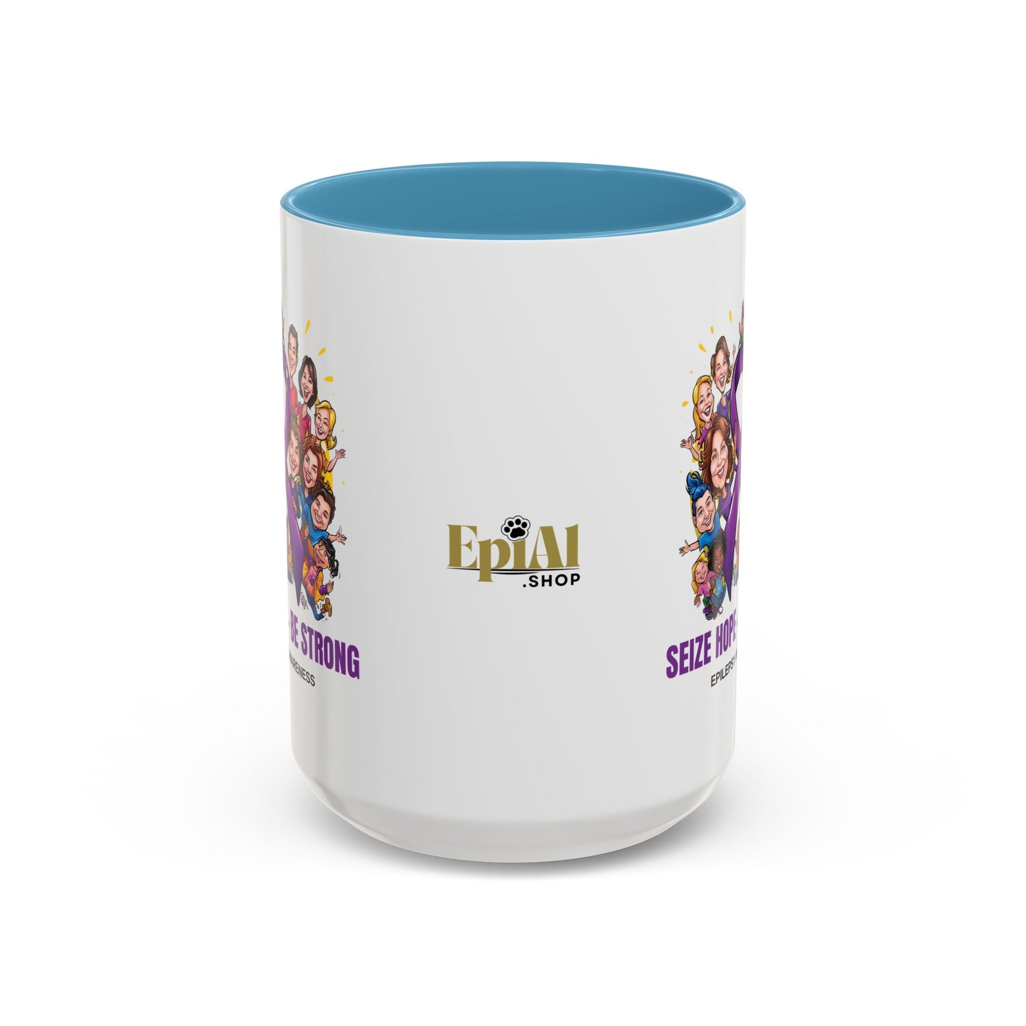 Epilepsy Awareness Coffee Mug - Seize Hope Be Strong - Drinkware, Coffee Mugs - EpiAl's Shop
