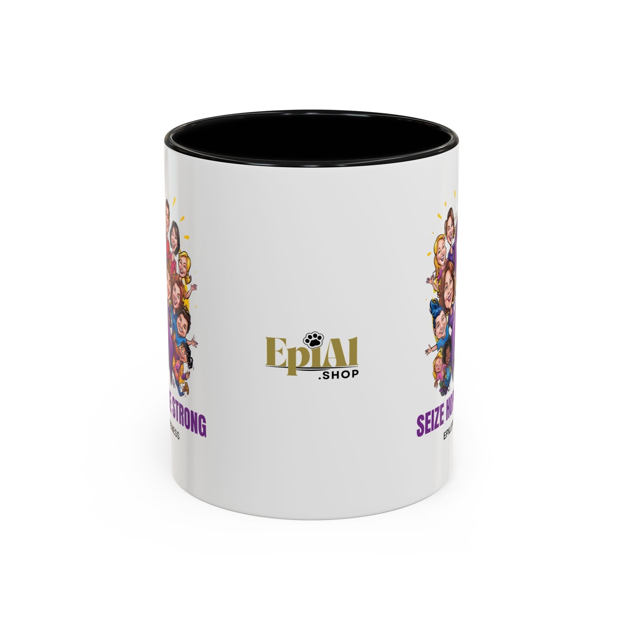 Epilepsy Awareness Coffee Mug - Seize Hope Be Strong - Drinkware, Coffee Mugs - EpiAl's Shop