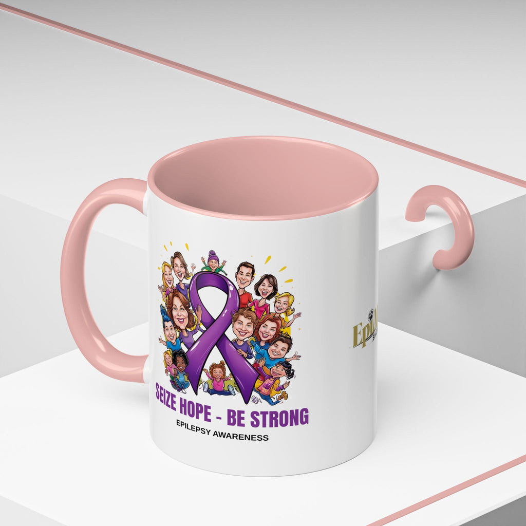 Epilepsy Awareness Coffee Mug - Seize Hope Be Strong - Drinkware, Coffee Mugs - EpiAl's Shop
