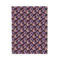 Epilepsy Awareness Floral Plush Blanket | Purple Ribbon Throw Blanket - Decor, Blankets, Throw - EpiAl's Shop